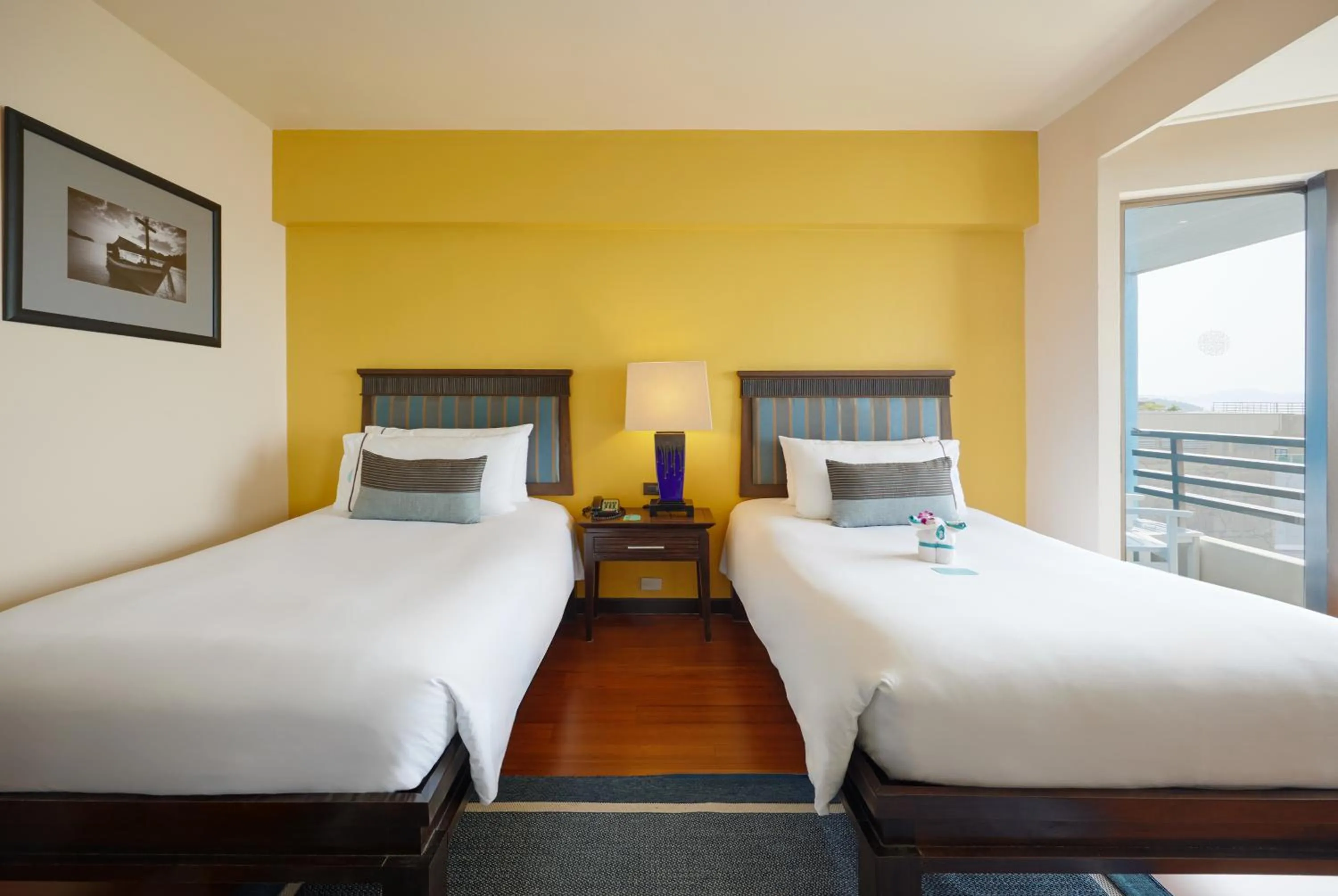 Bed in The Bayview Hotel Pattaya