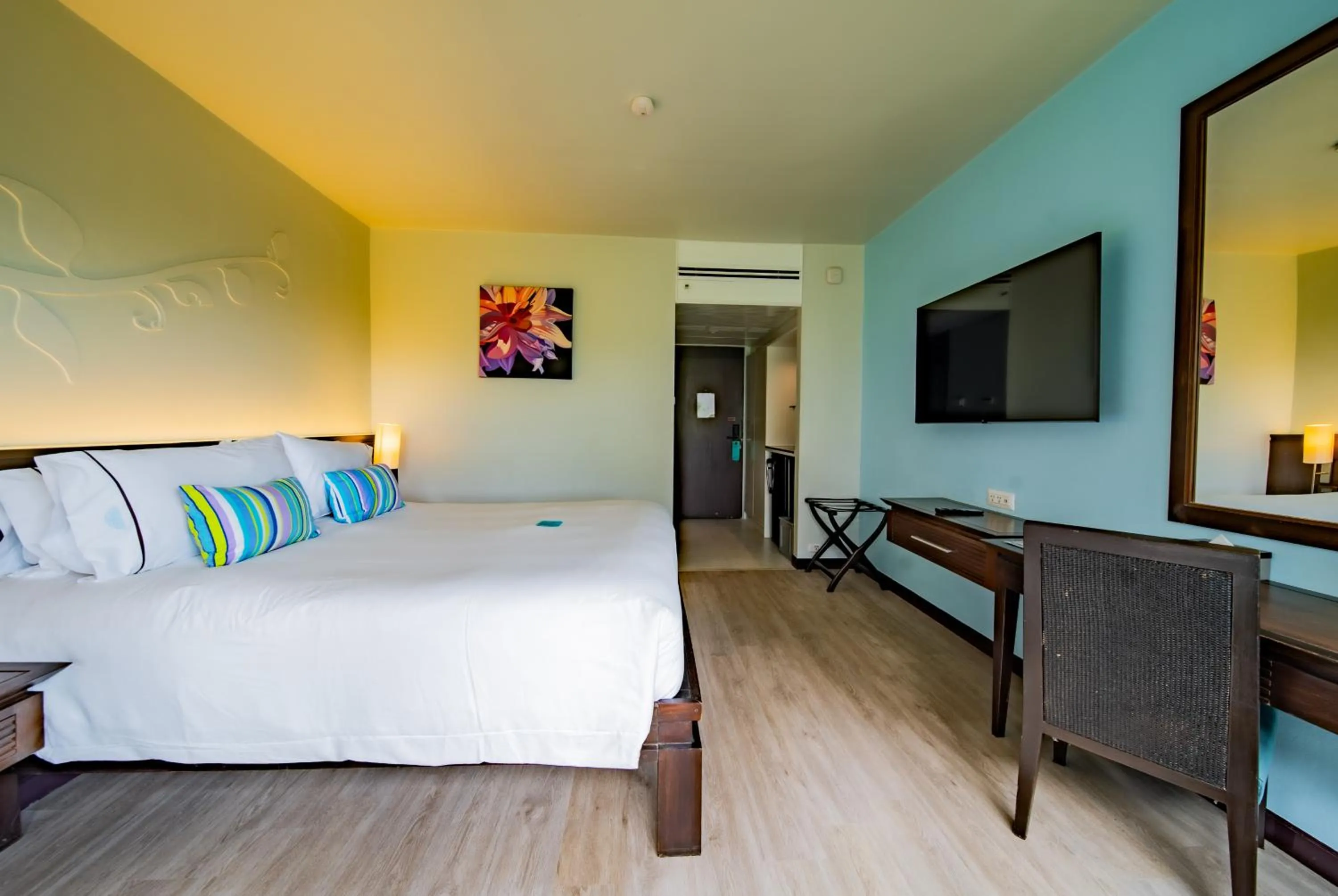 Bed in The Bayview Hotel Pattaya