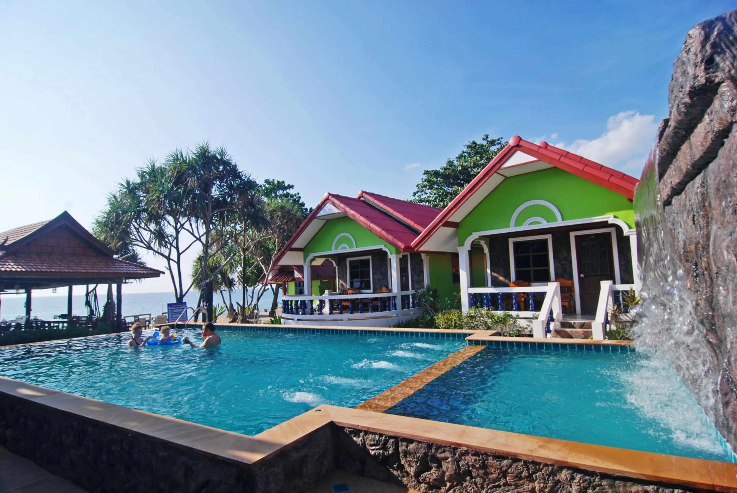 Swimming pool in Nature Beach Resort, Koh Lanta
