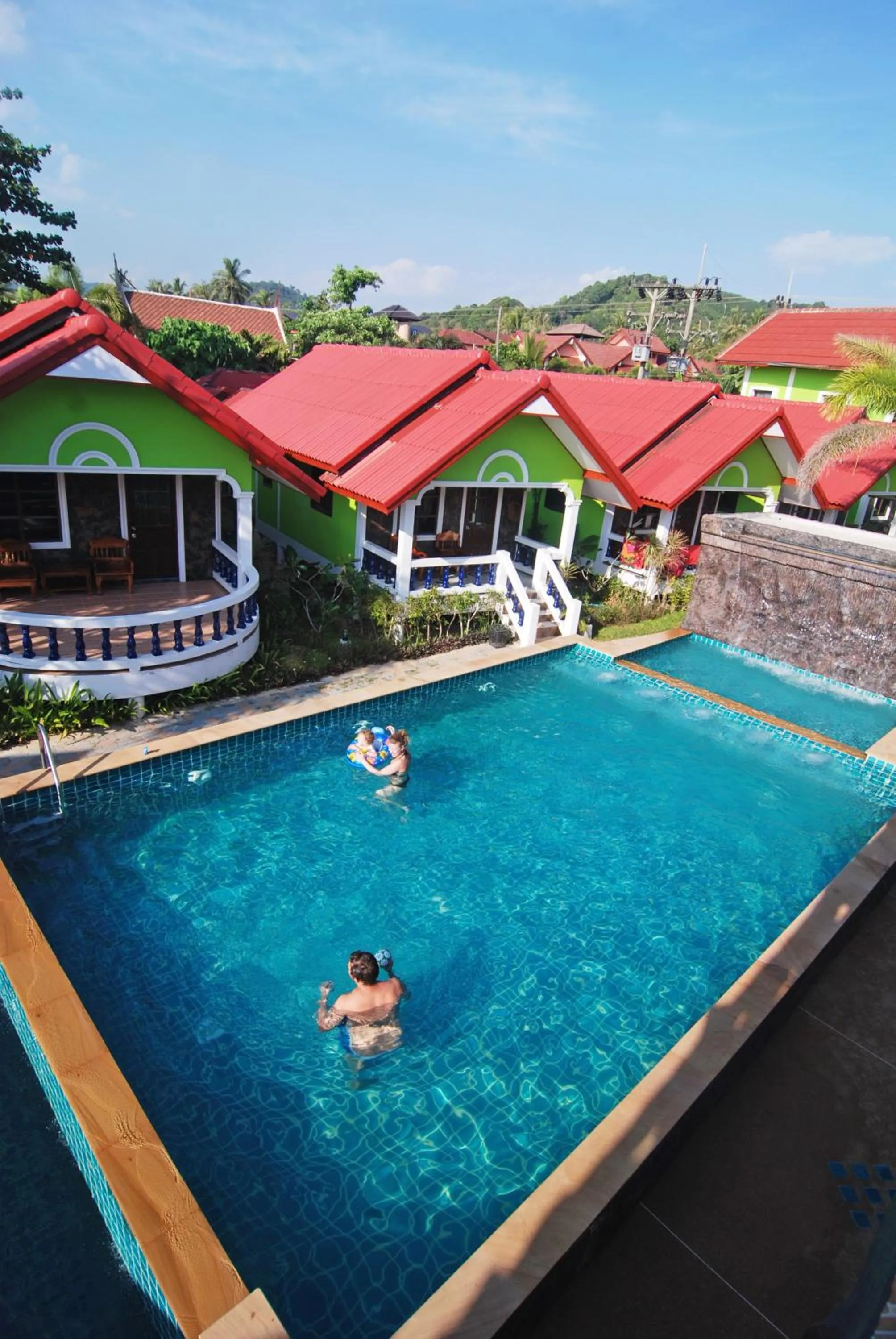 Swimming pool in Nature Beach Resort, Koh Lanta