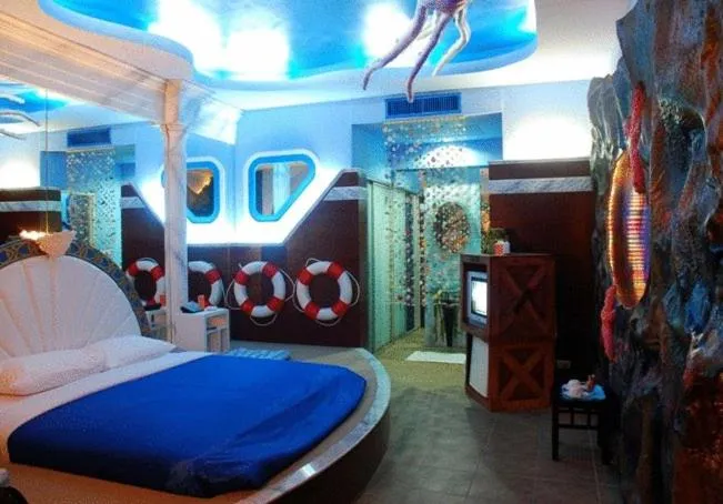 Bed in The Adventure Hotel