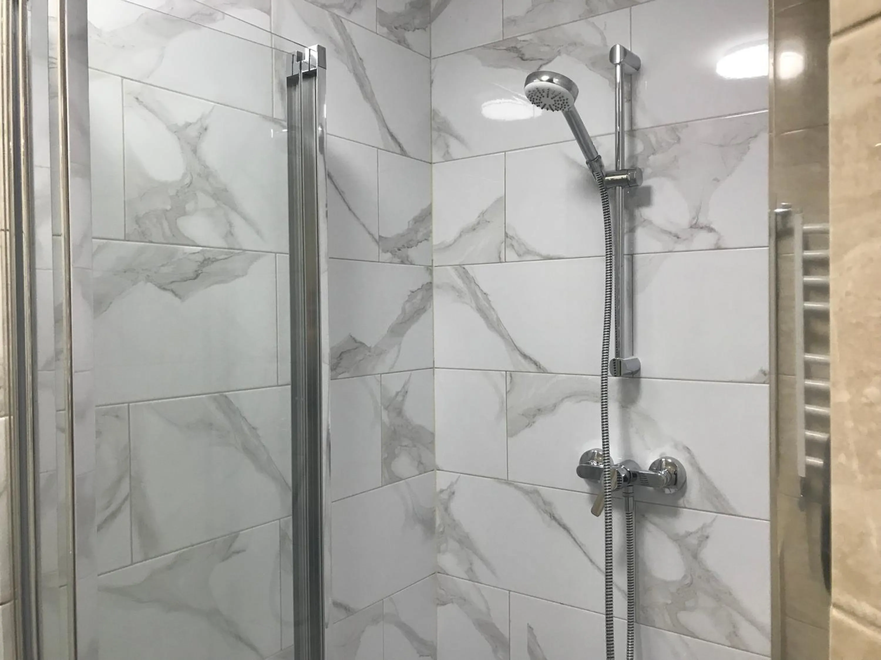 Shower in Dudman Hotel