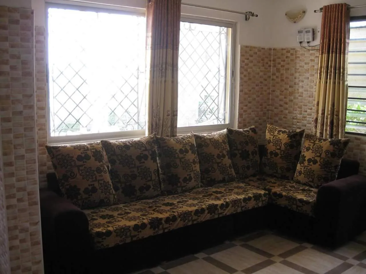 Seating area in Golden Guest House- Miritini