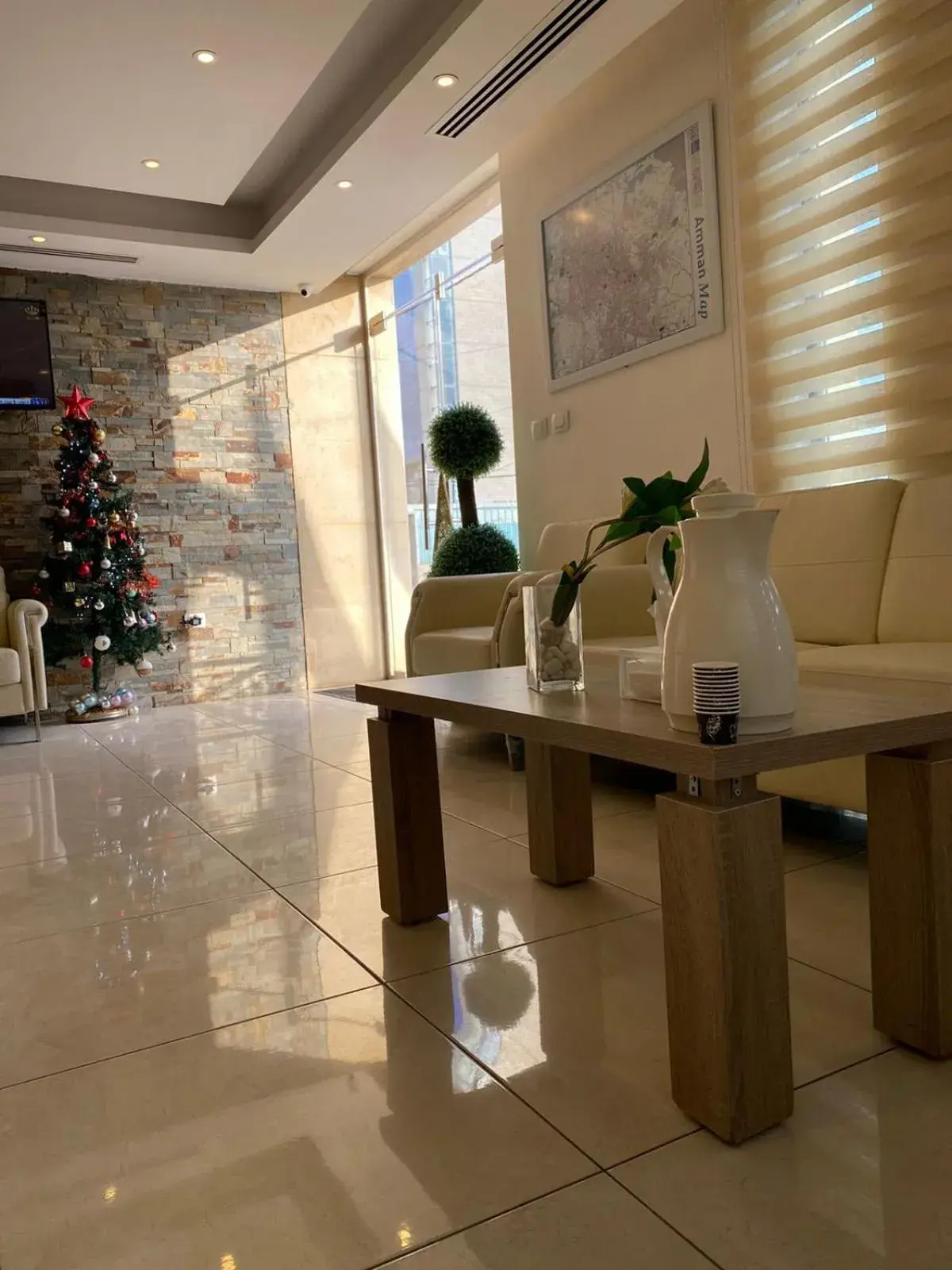 Lobby or reception in Almond Hotel Apartments