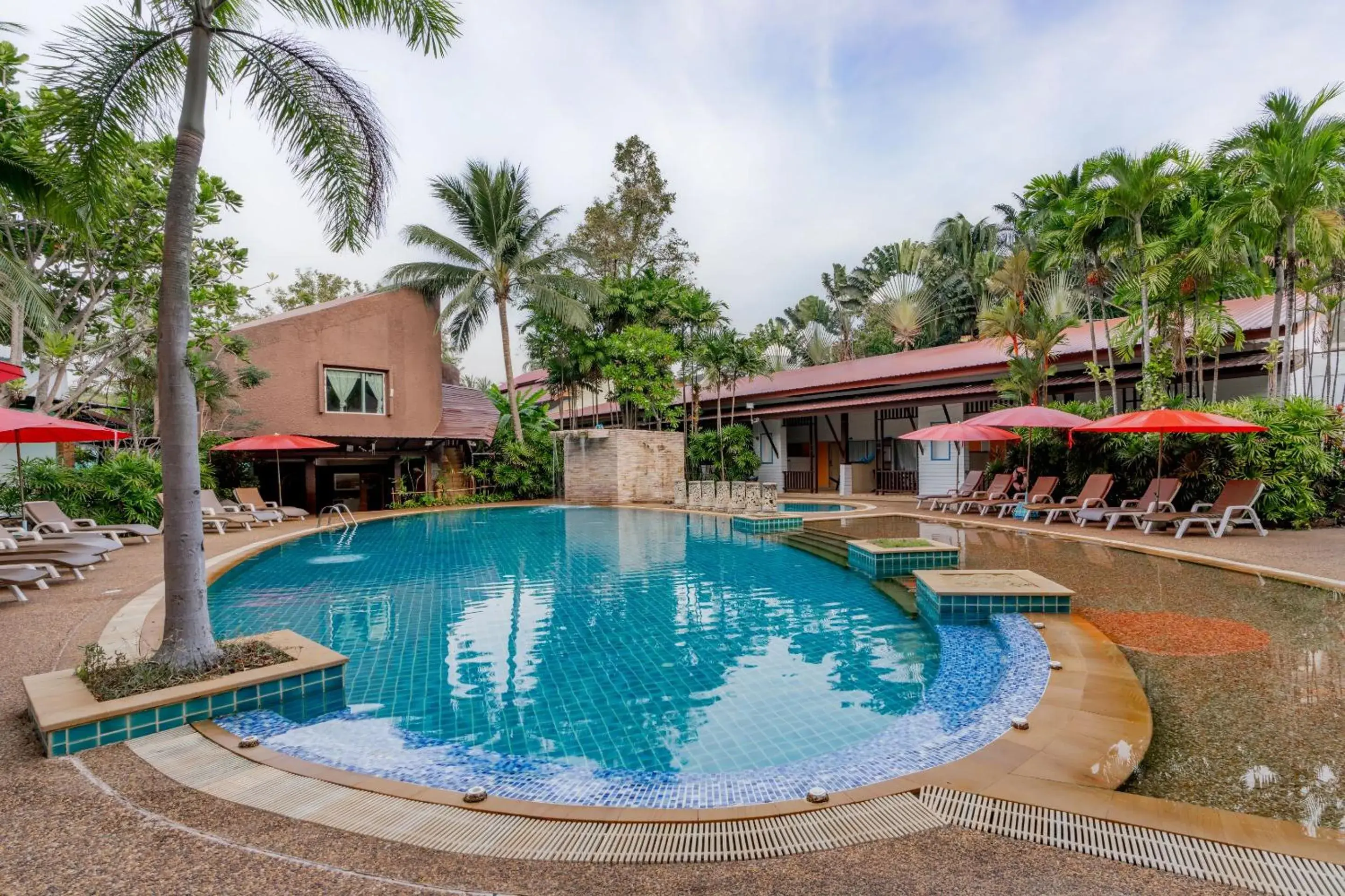 Swimming pool in Ao Nang Timber House Swimming pool in Ao Nang Timber House