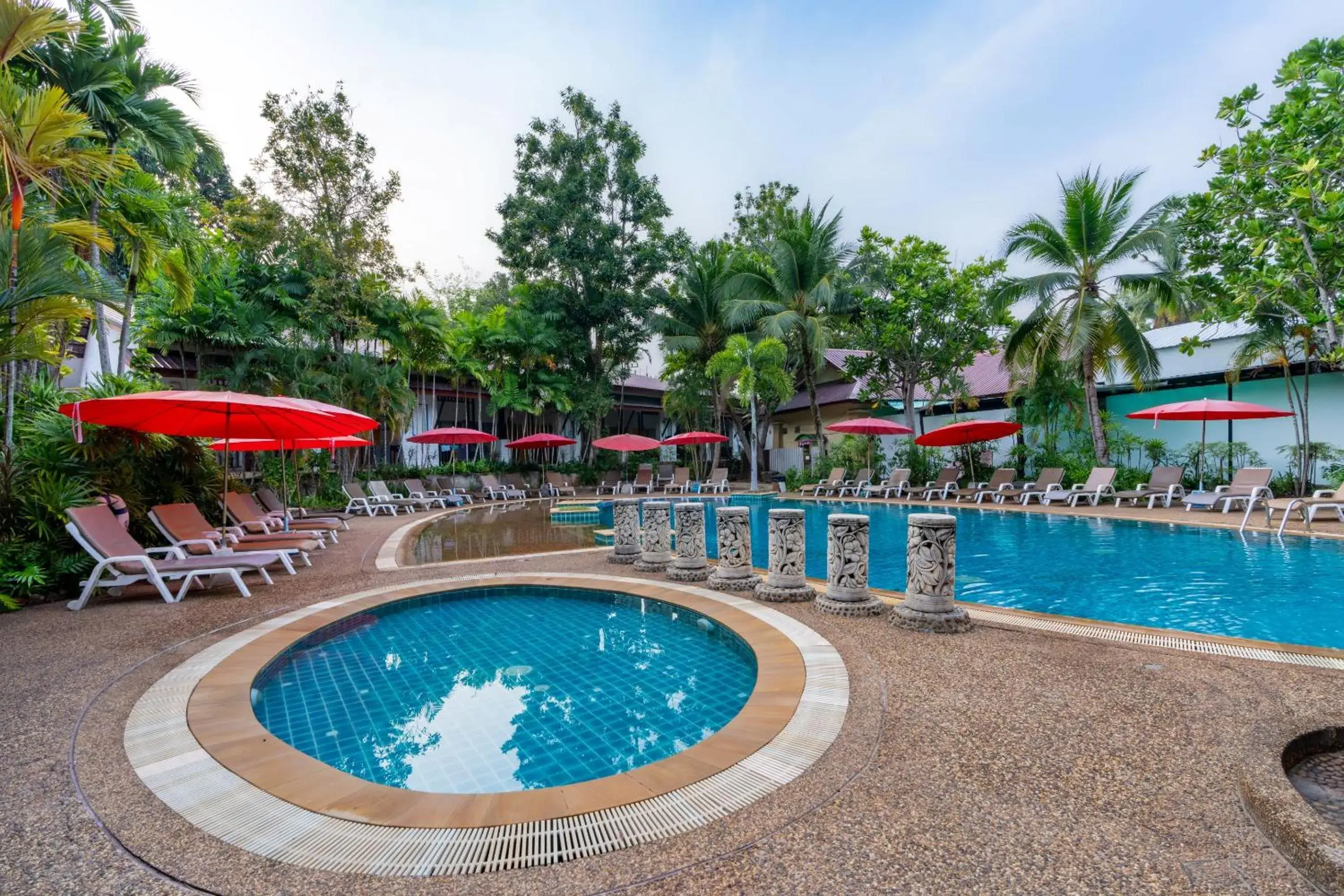 Swimming pool in Ao Nang Timber House Swimming pool in Ao Nang Timber House