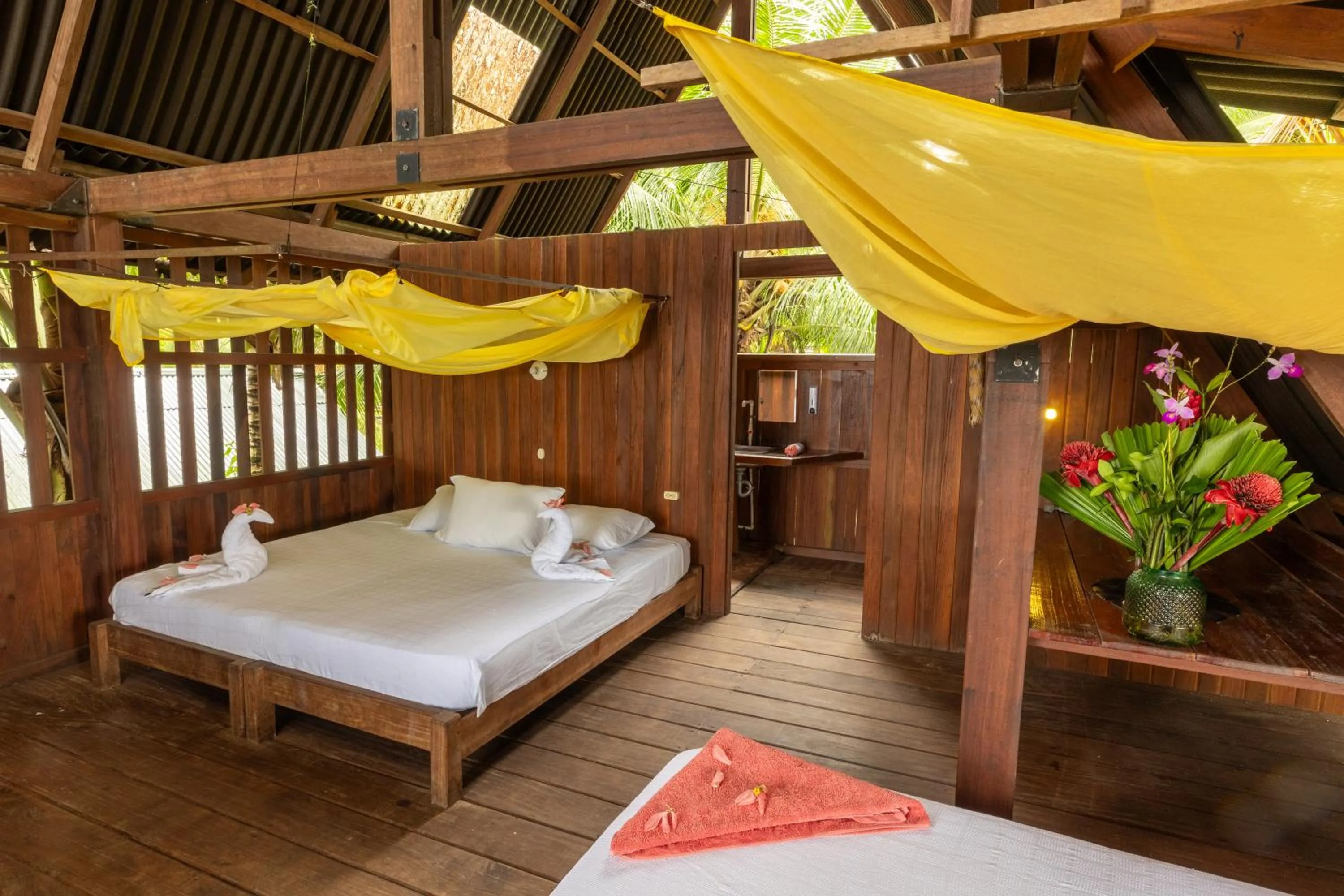Bed in La Kuka Hotel - Nuquí