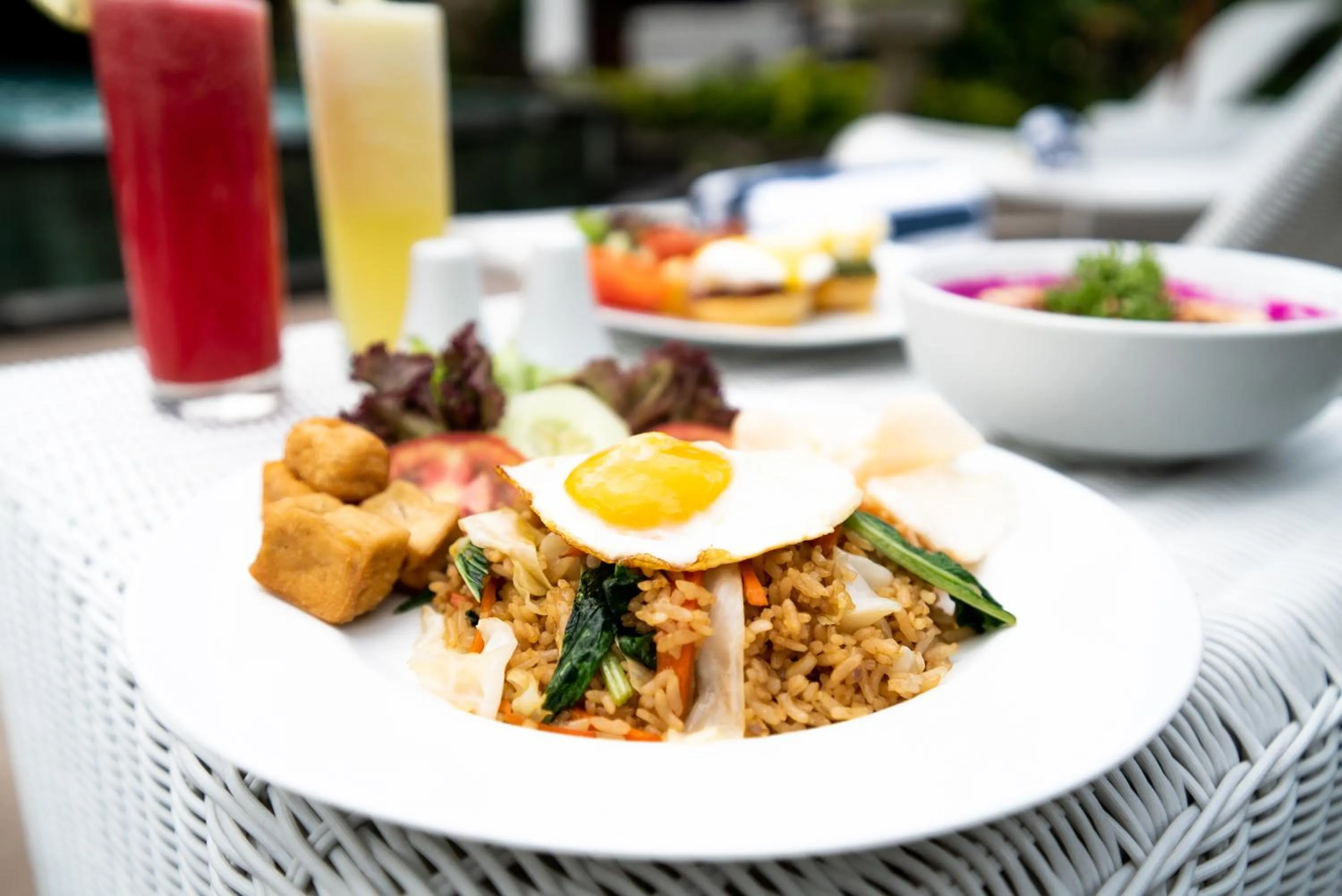 Food and drinks in Capung Cottages