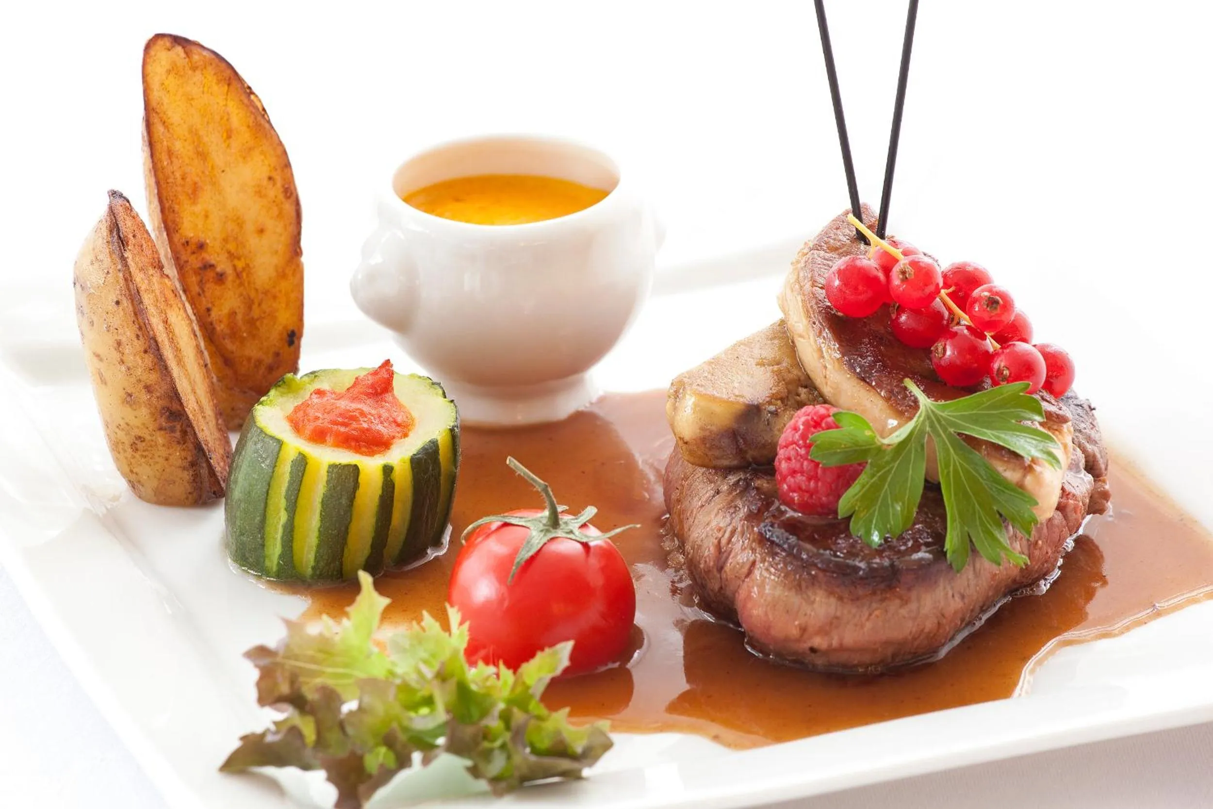 Food in Logis Hotel Royal Saint-Mart