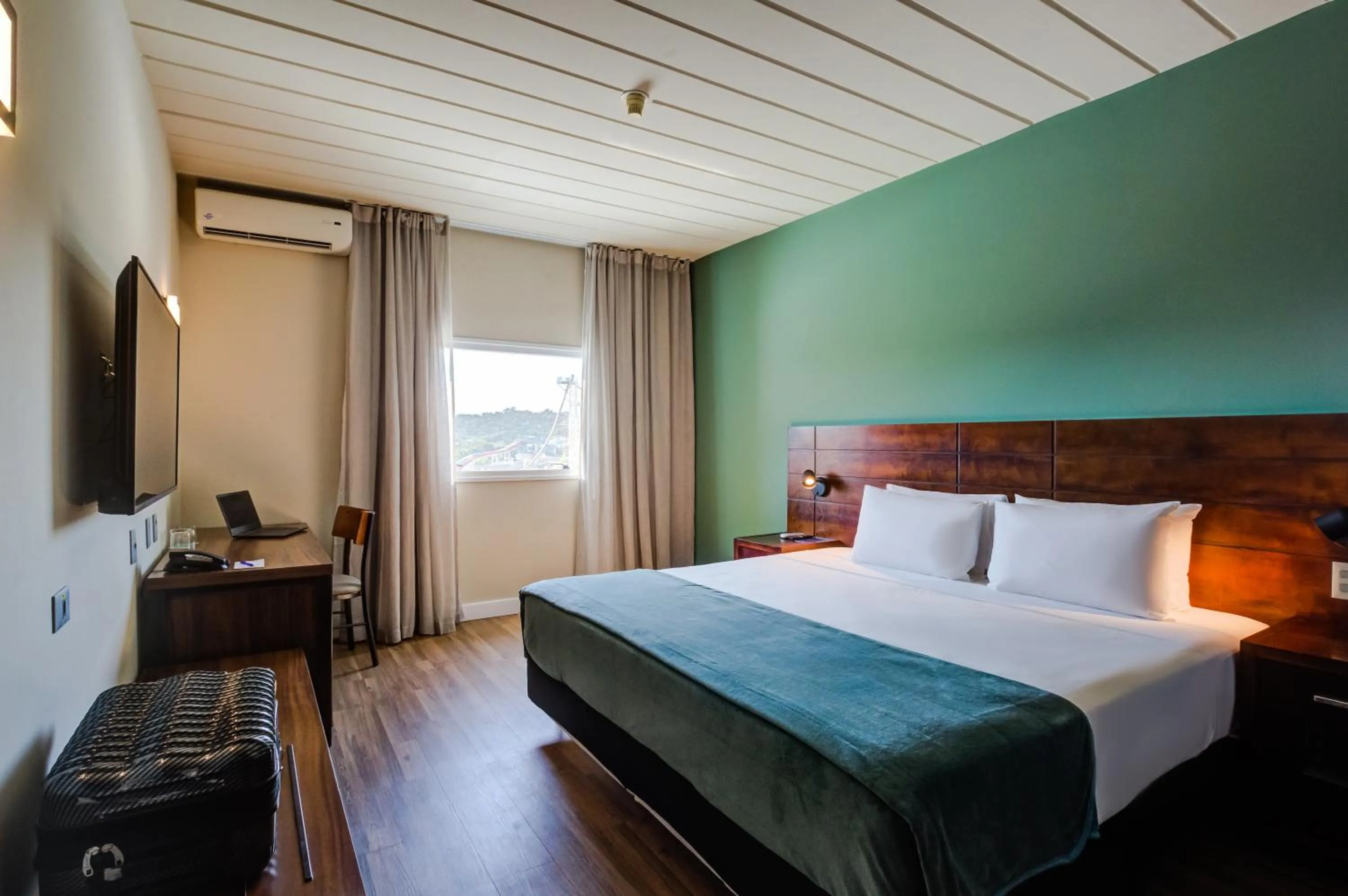 View (from property/room), Bed in Cyan Resort by Atlantica