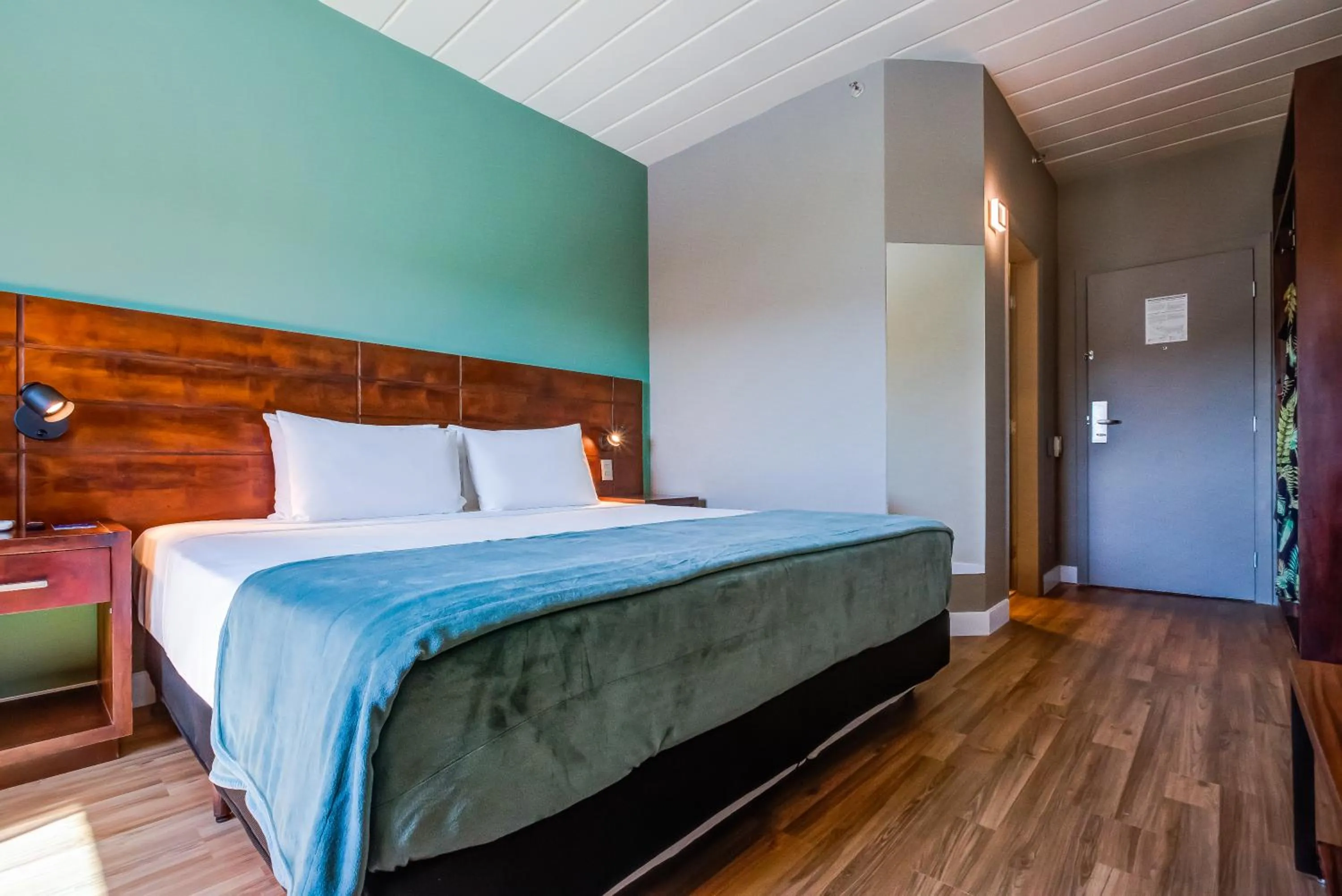 View (from property/room), Bed in Cyan Resort by Atlantica