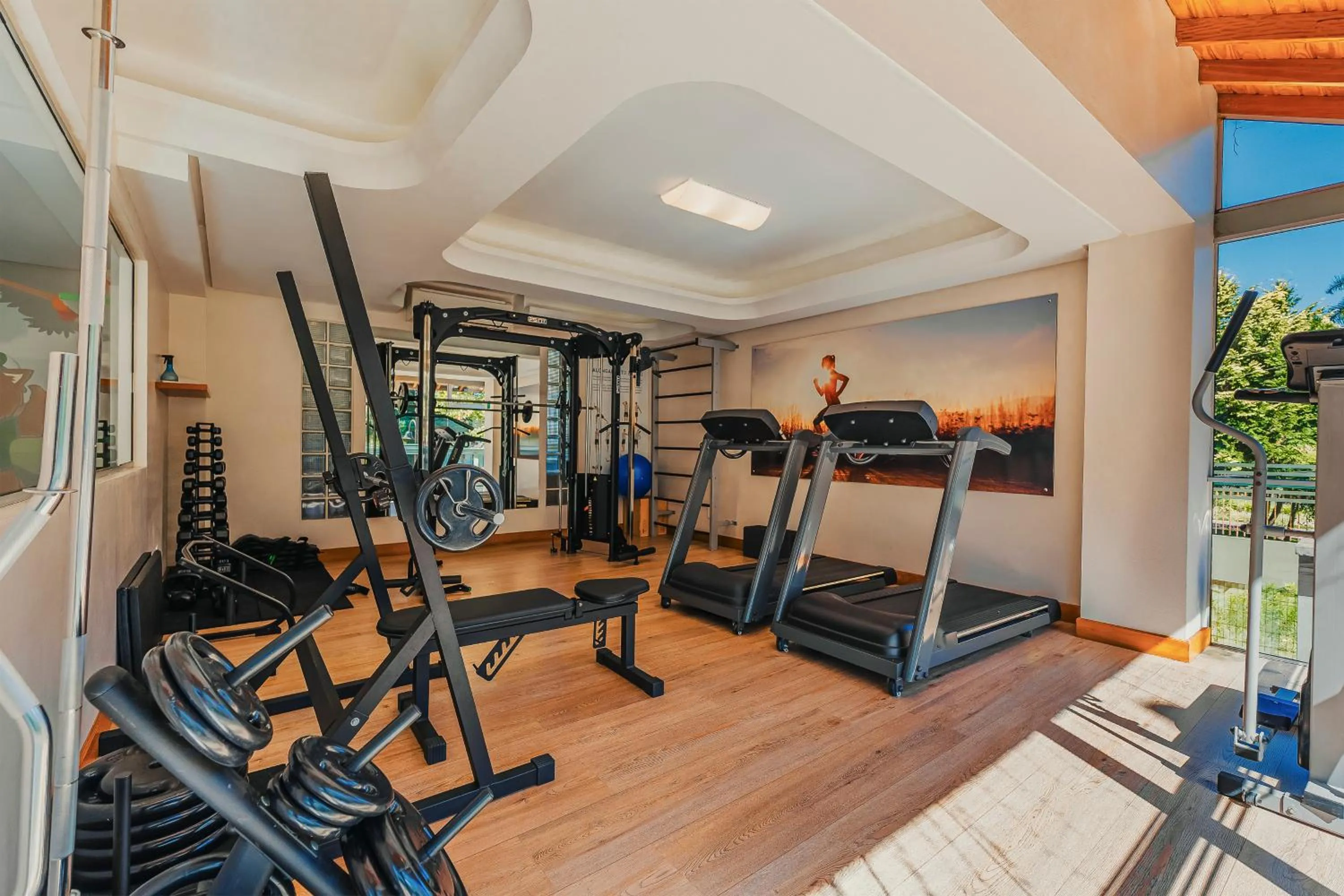 Fitness centre/facilities in Hotel Laghetto Premio