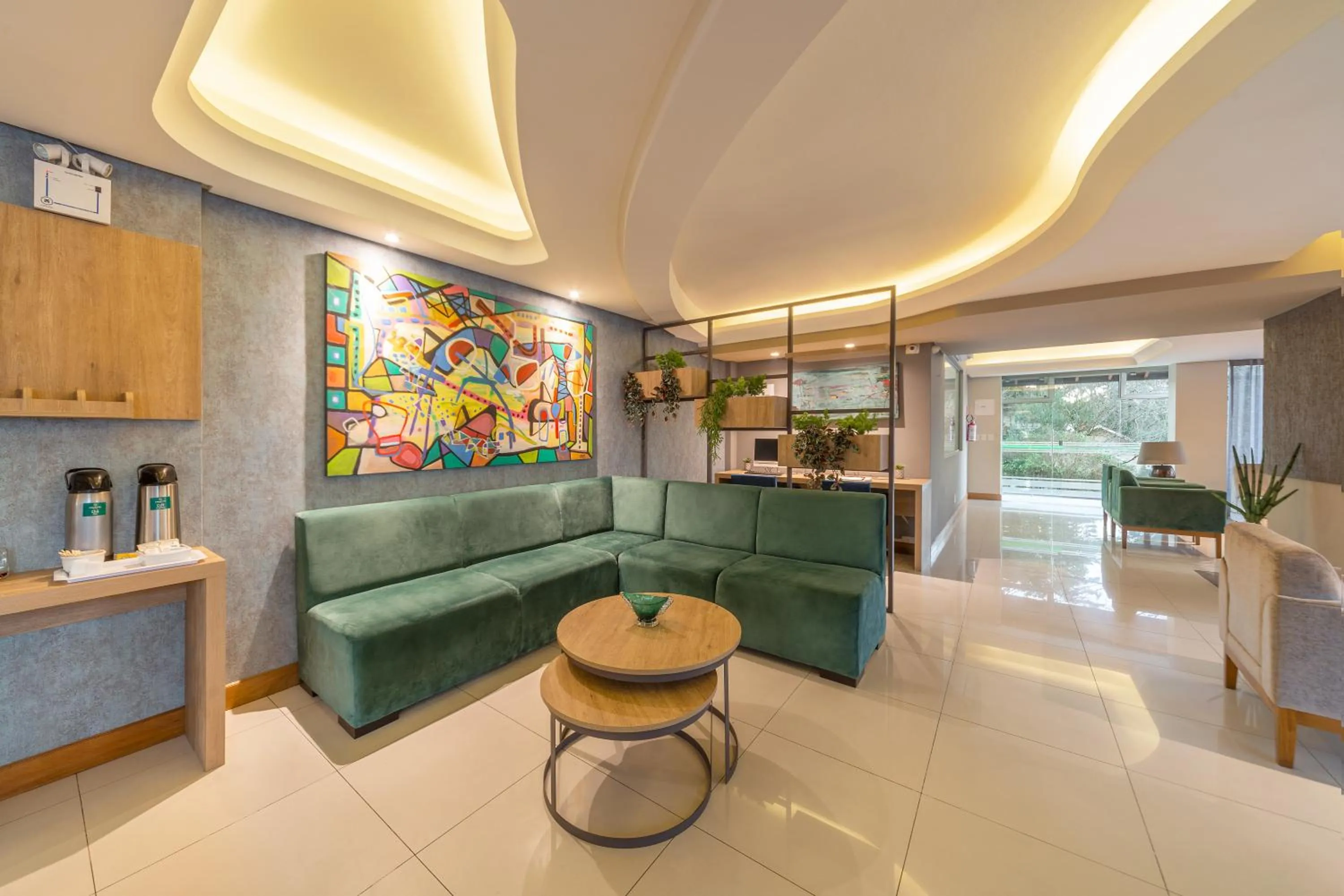 Lobby or reception in Hotel Laghetto Premio