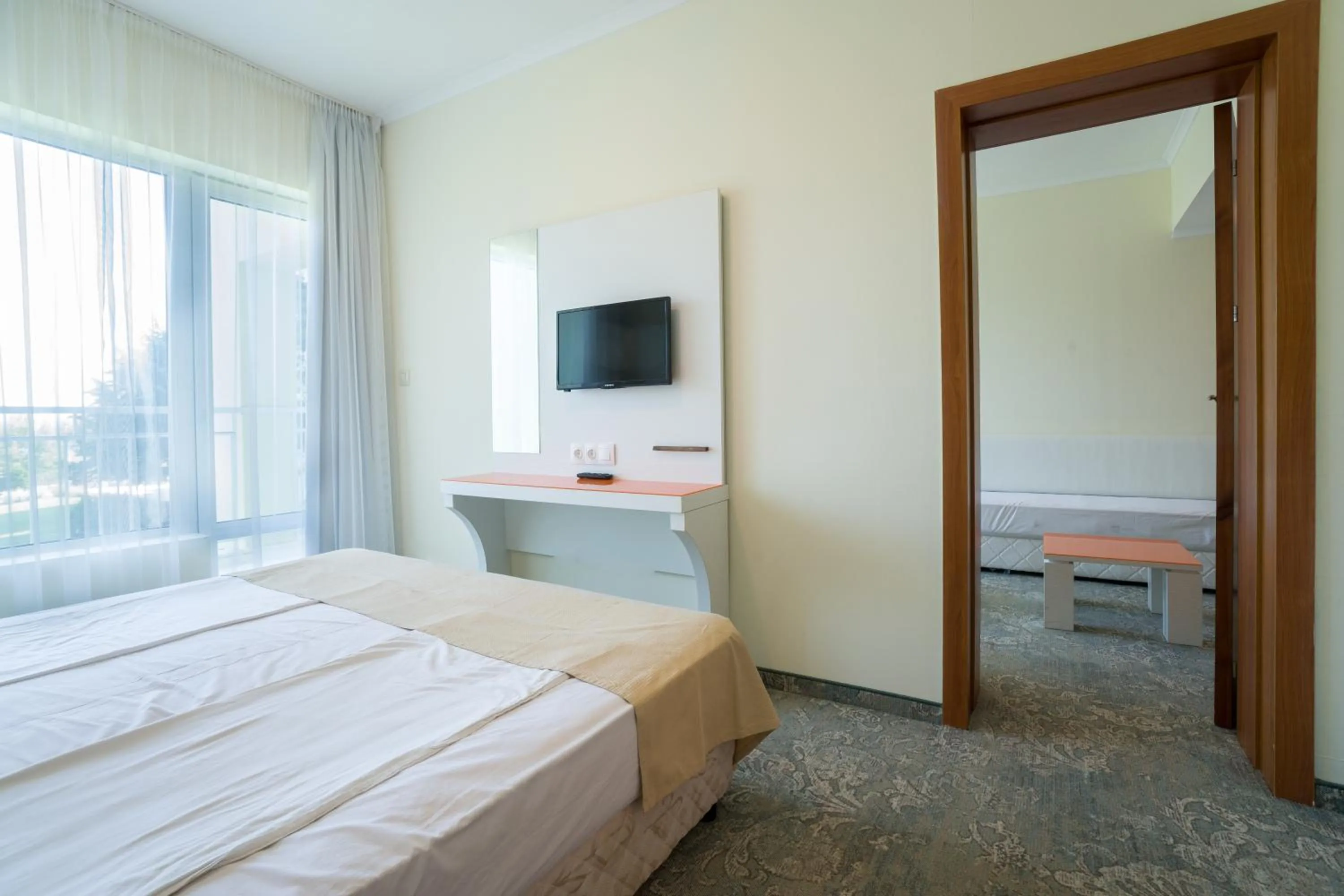 Photo of the whole room, Bed in Hotel Perla Beach Club - All Inclusive