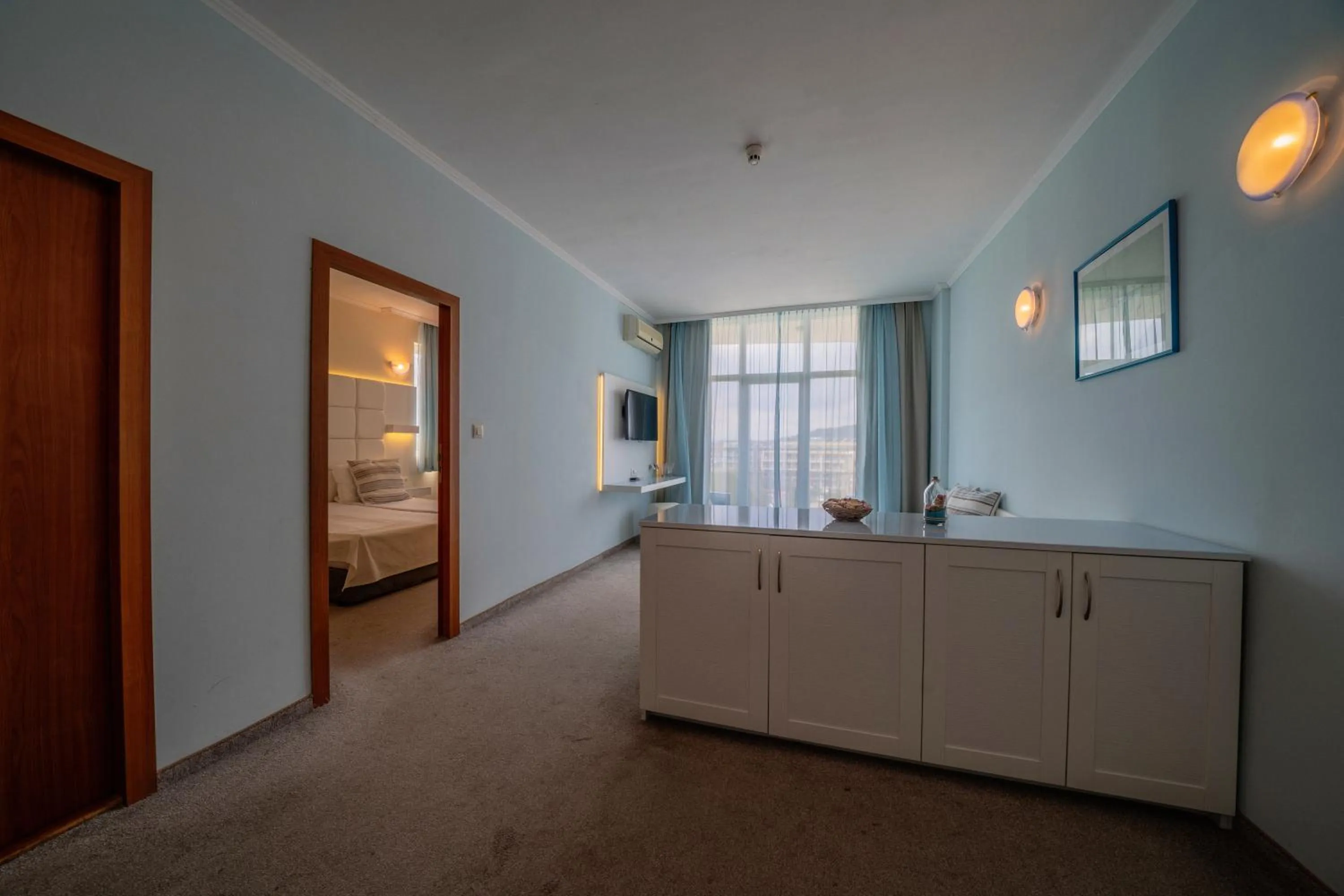 Photo of the whole room, Bed in Hotel Perla Beach Club - All Inclusive