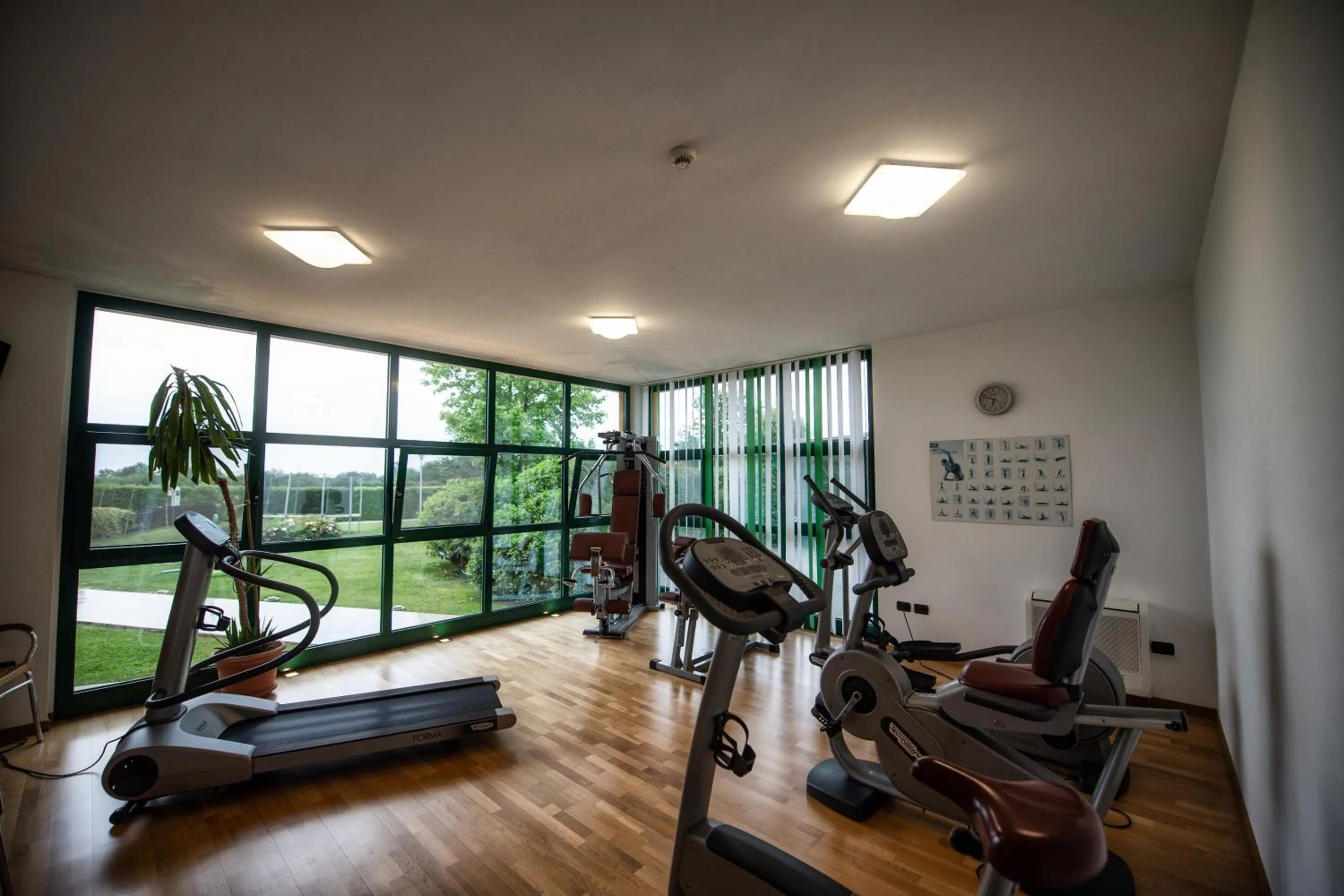 Fitness centre/facilities in Lo Scoiattolo Piedmont Bike Hotel