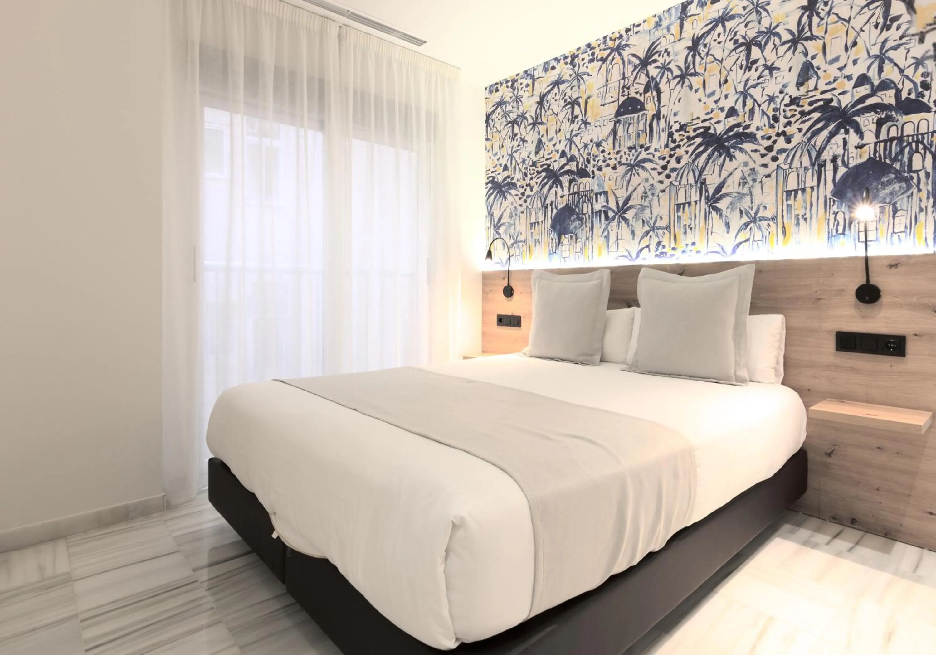 Bedroom, Bed in Hotel La Milagrosa