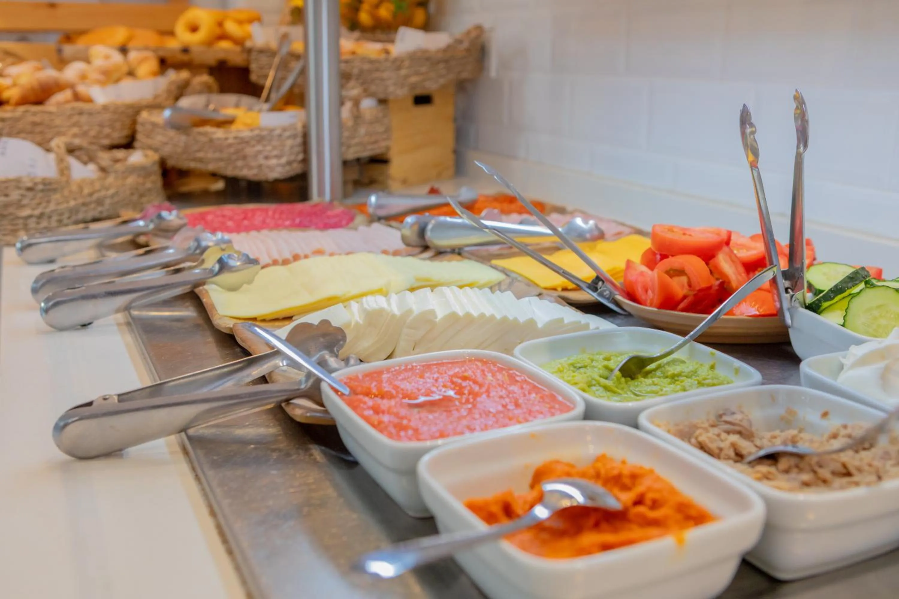 Buffet breakfast in Hotel La Milagrosa