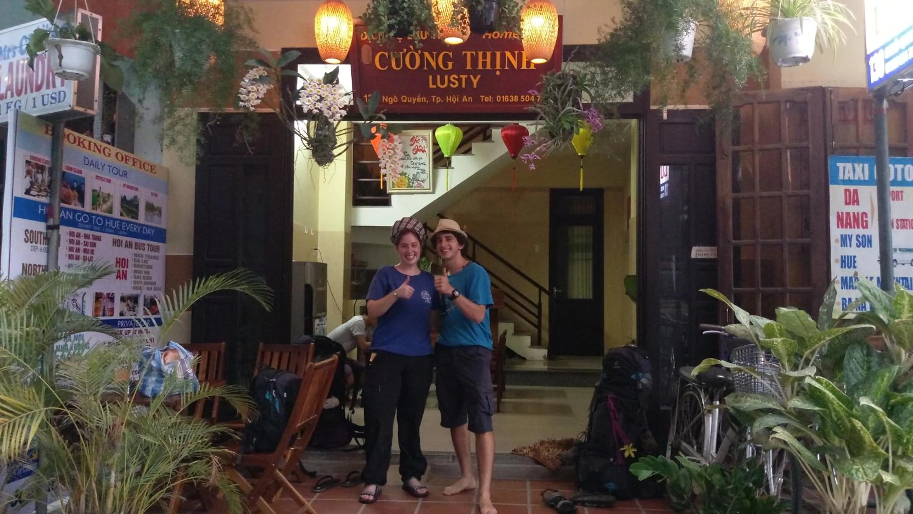 group of guests in Cuong Thinh Homestay