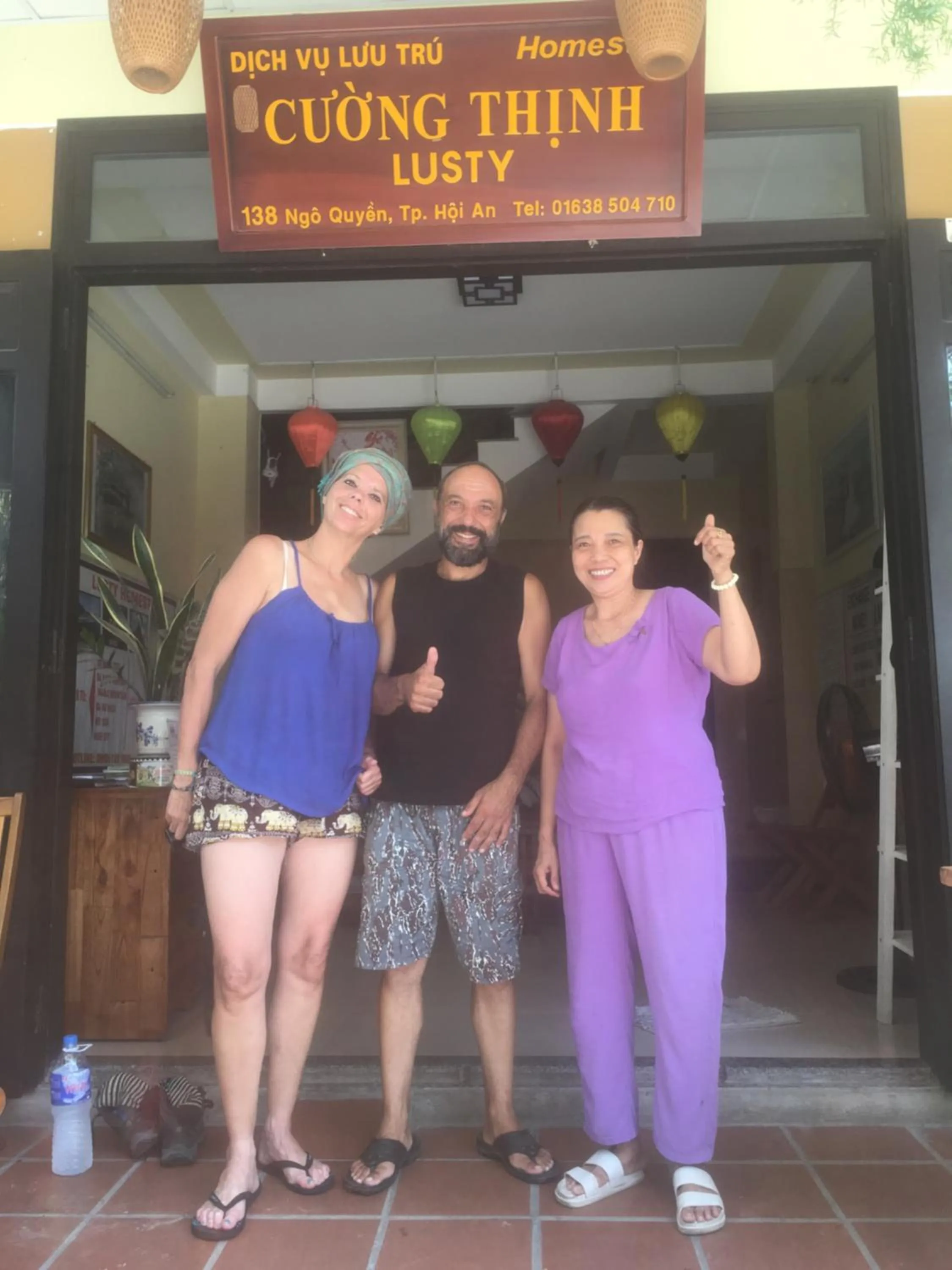 Guests in Cuong Thinh Homestay