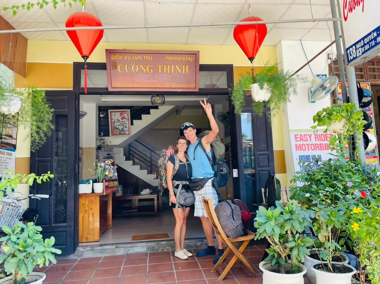 Facade/entrance in Cuong Thinh Homestay