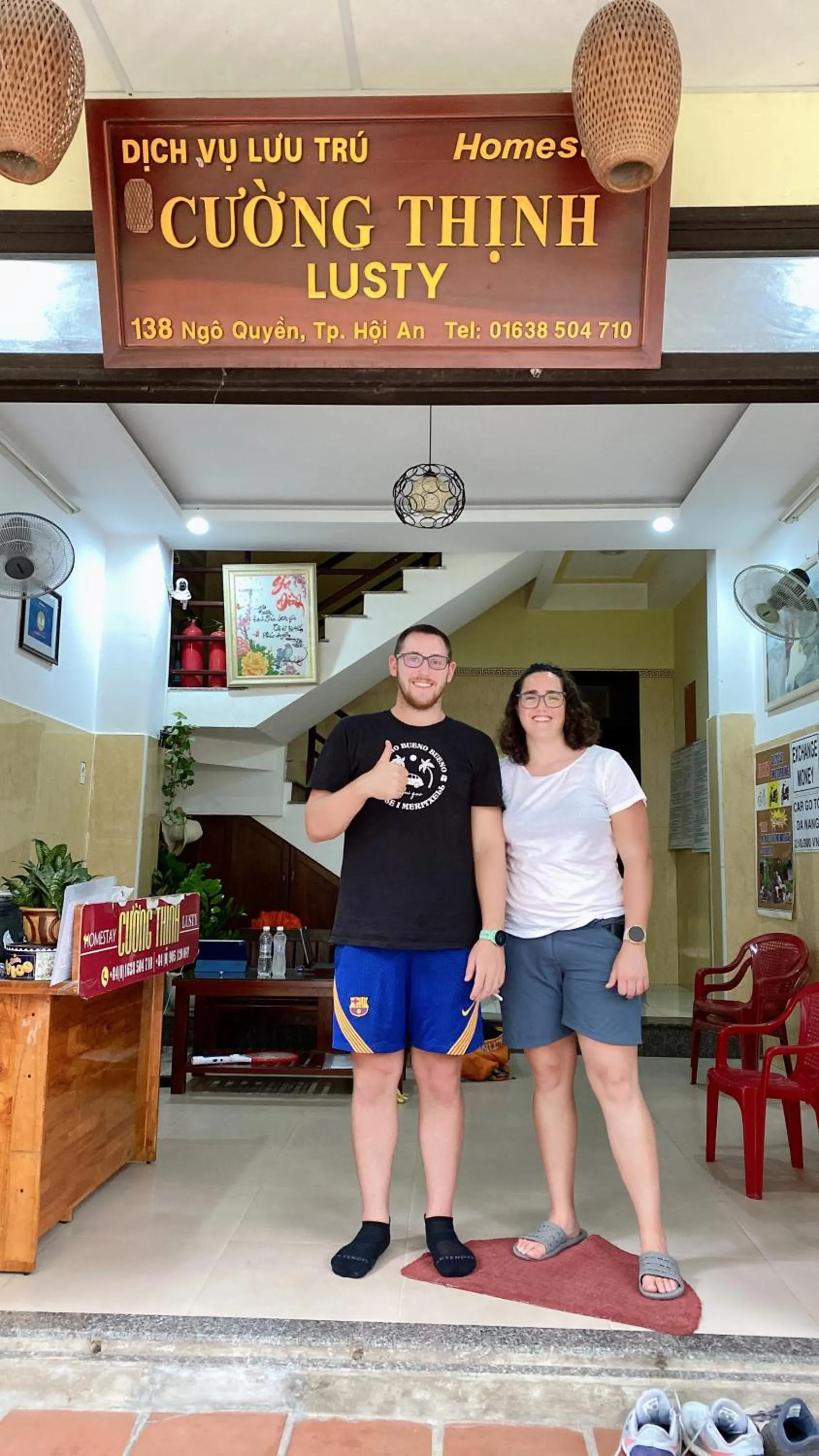 group of guests in Cuong Thinh Homestay