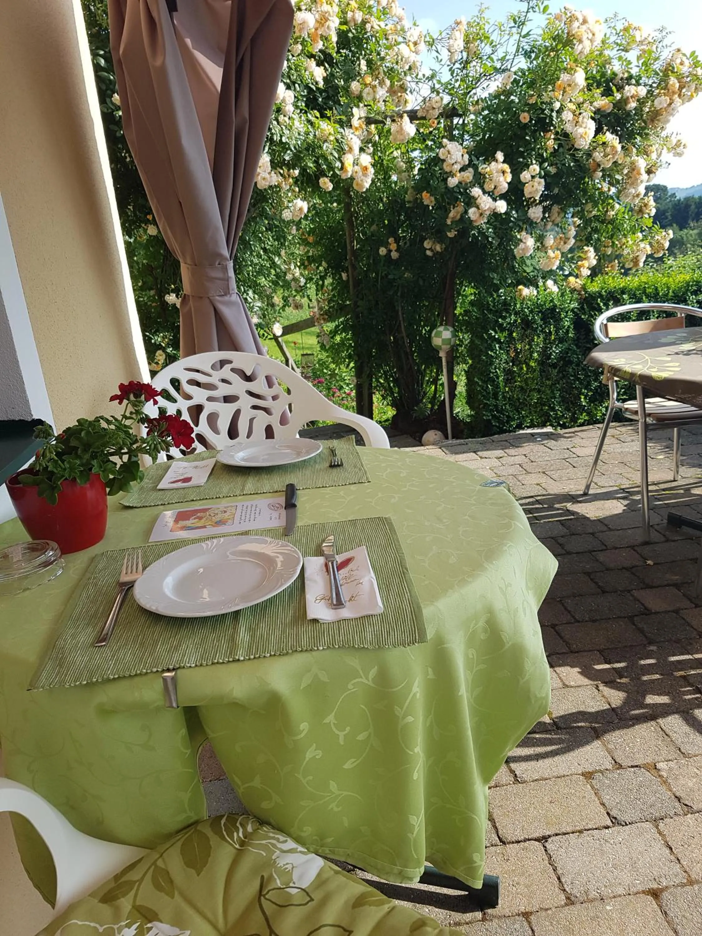 Balcony/Terrace in FerienAppartments Landhaus FühlDichWohl