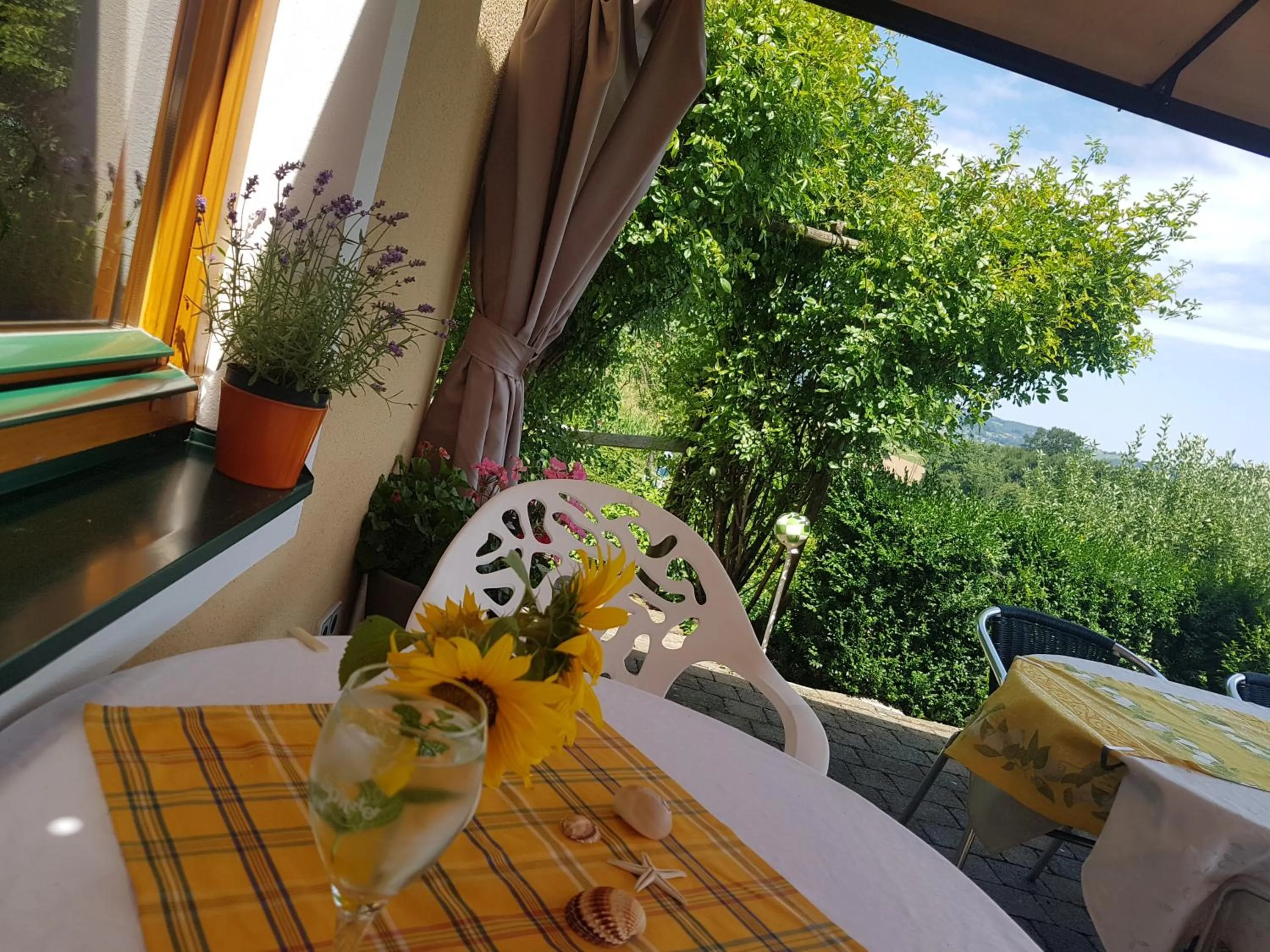 Balcony/Terrace in FerienAppartments Landhaus FühlDichWohl