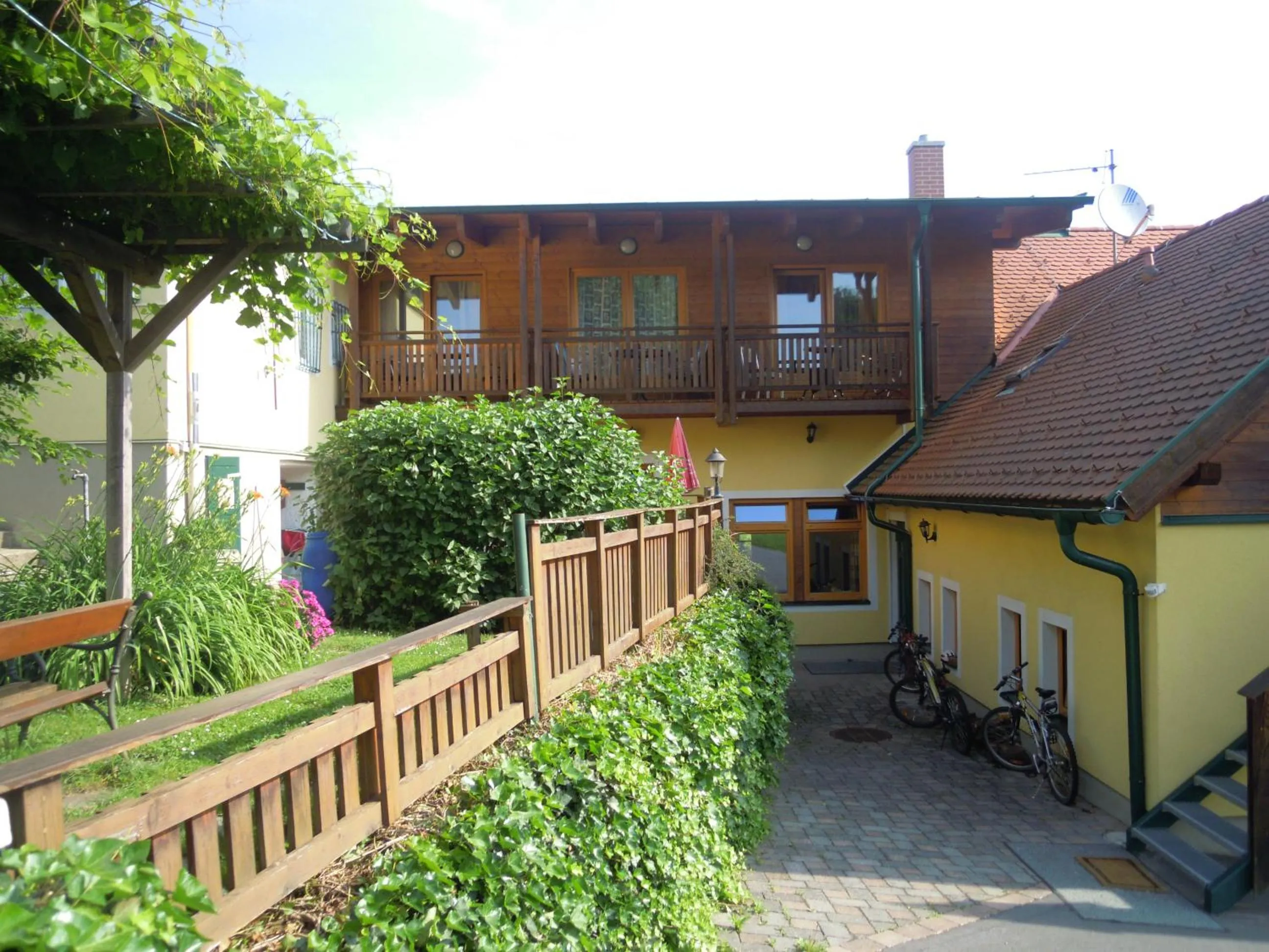Balcony/Terrace in FerienAppartments Landhaus FühlDichWohl
