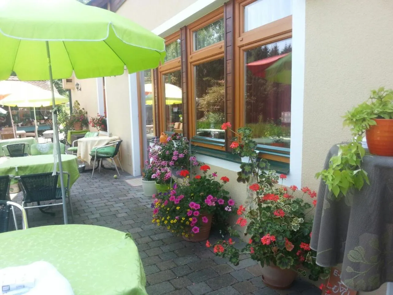 Garden in FerienAppartments Landhaus FühlDichWohl