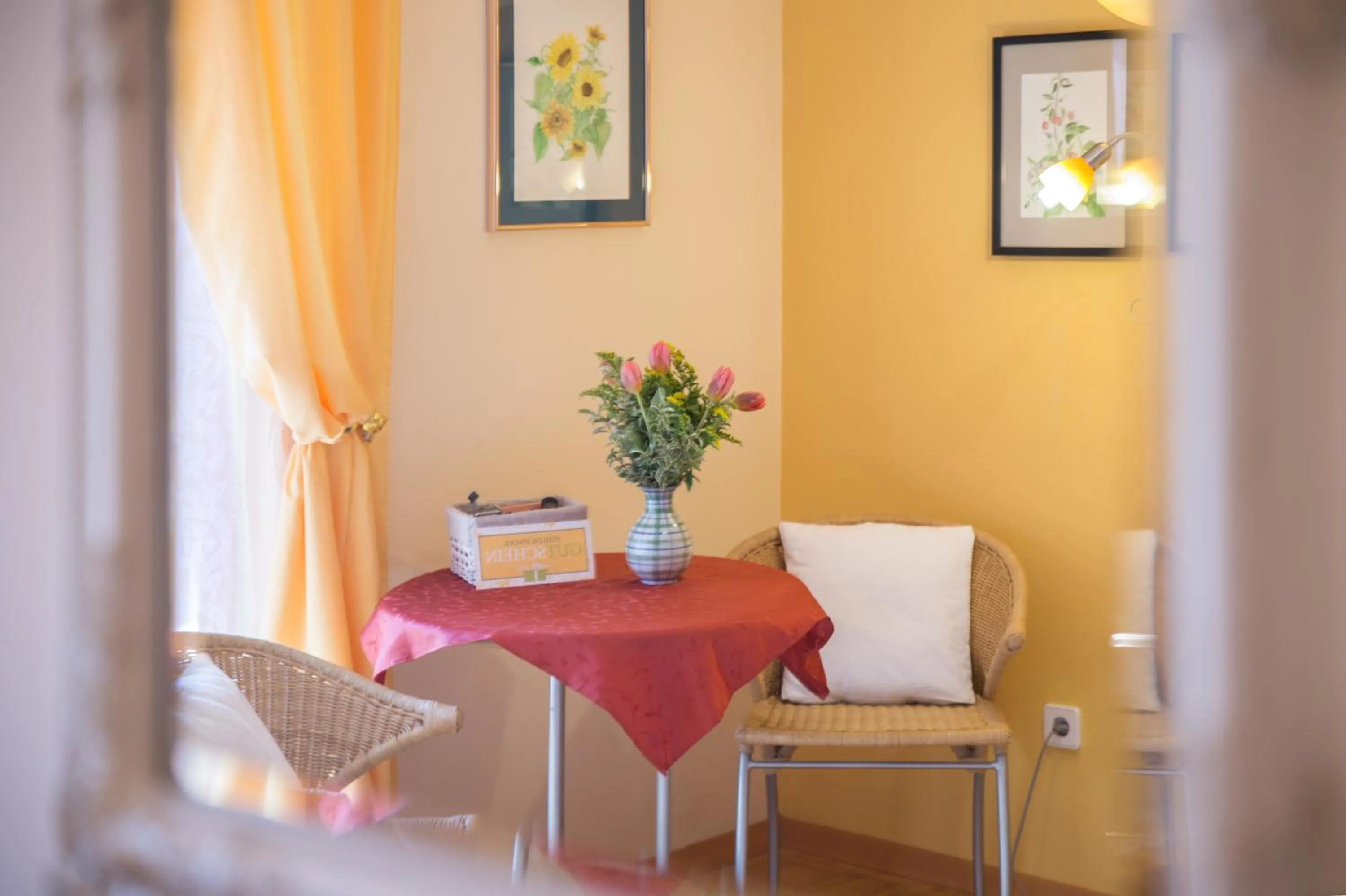 Seating area in FerienAppartments Landhaus FühlDichWohl