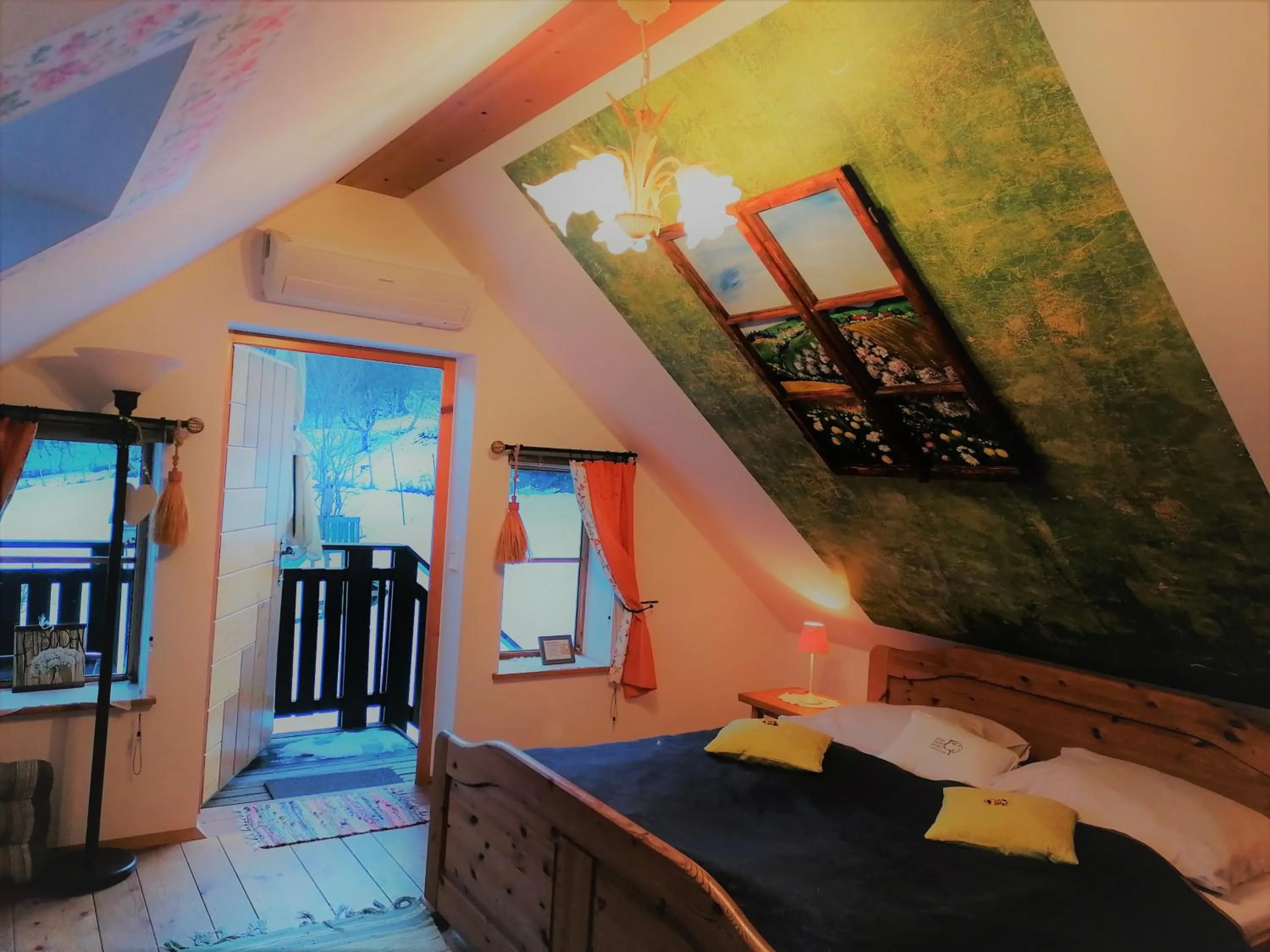 Photo of the whole room, Bed in FerienAppartments Landhaus FühlDichWohl