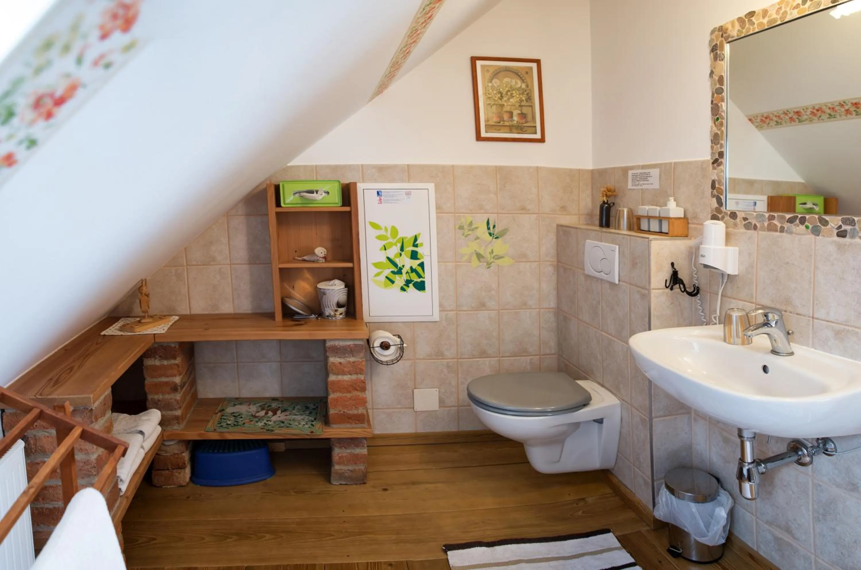 Bathroom in FerienAppartments Landhaus FühlDichWohl