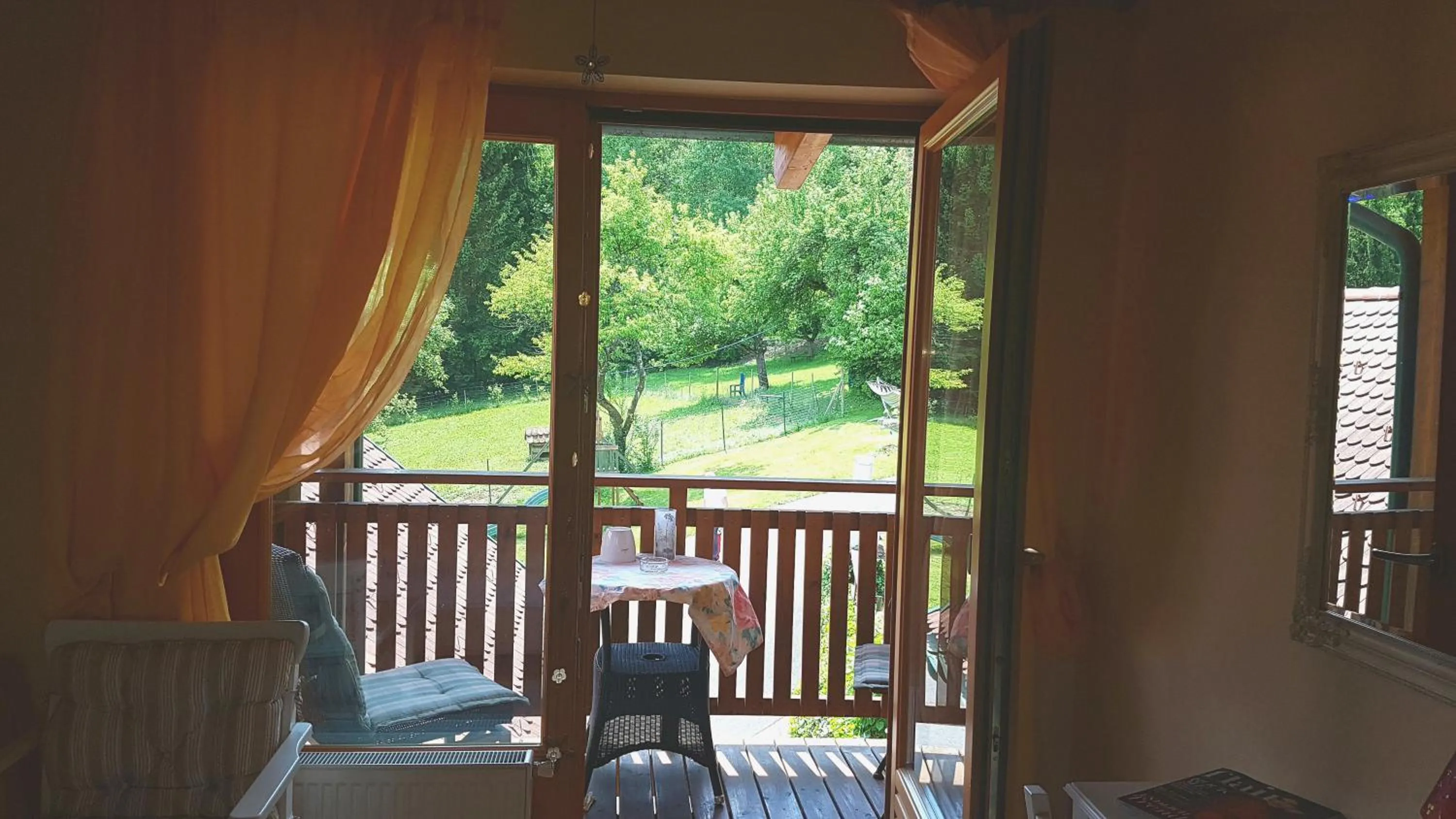 View (from property/room) in FerienAppartments Landhaus FühlDichWohl