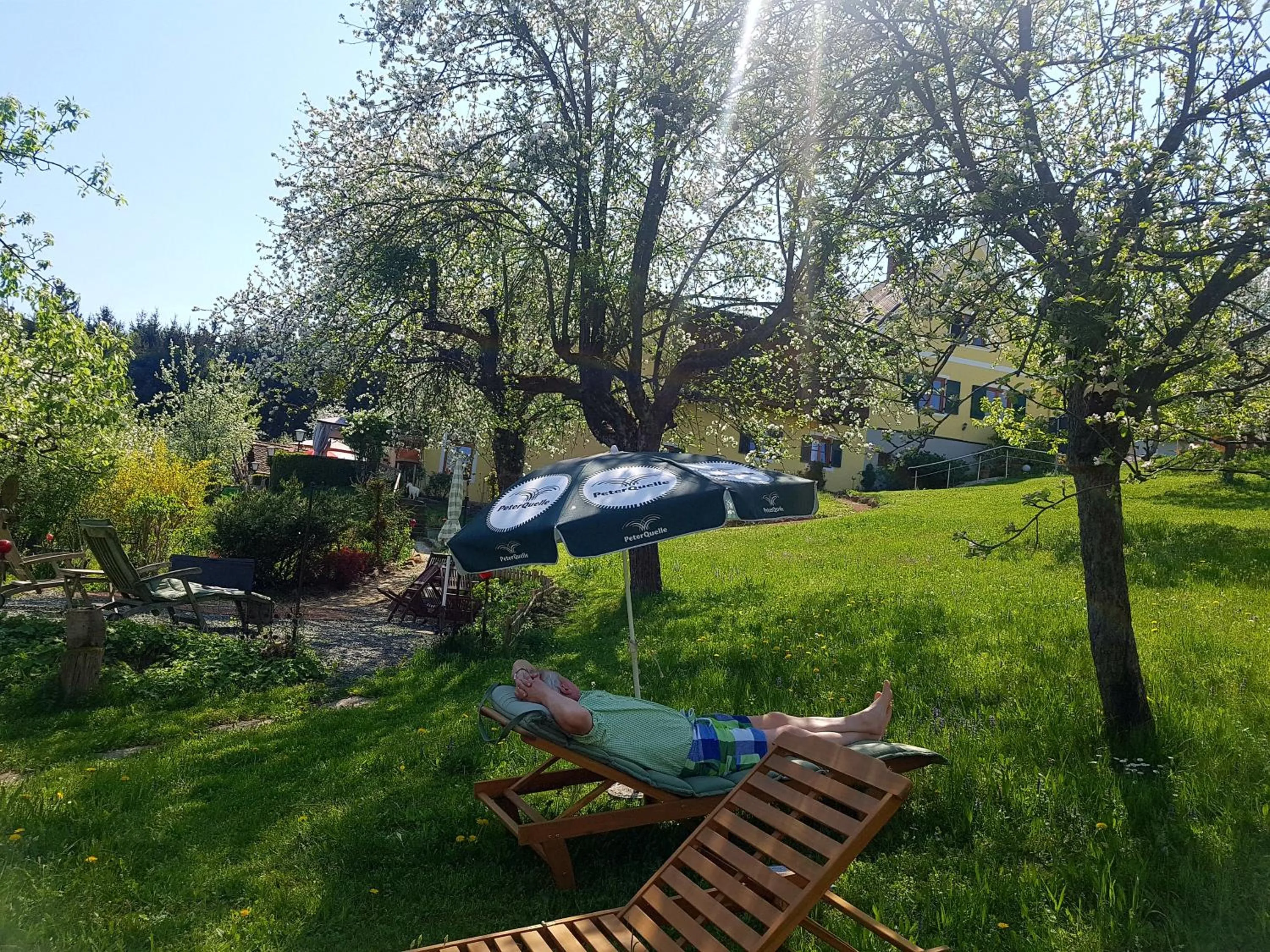 Garden in FerienAppartments Landhaus FühlDichWohl