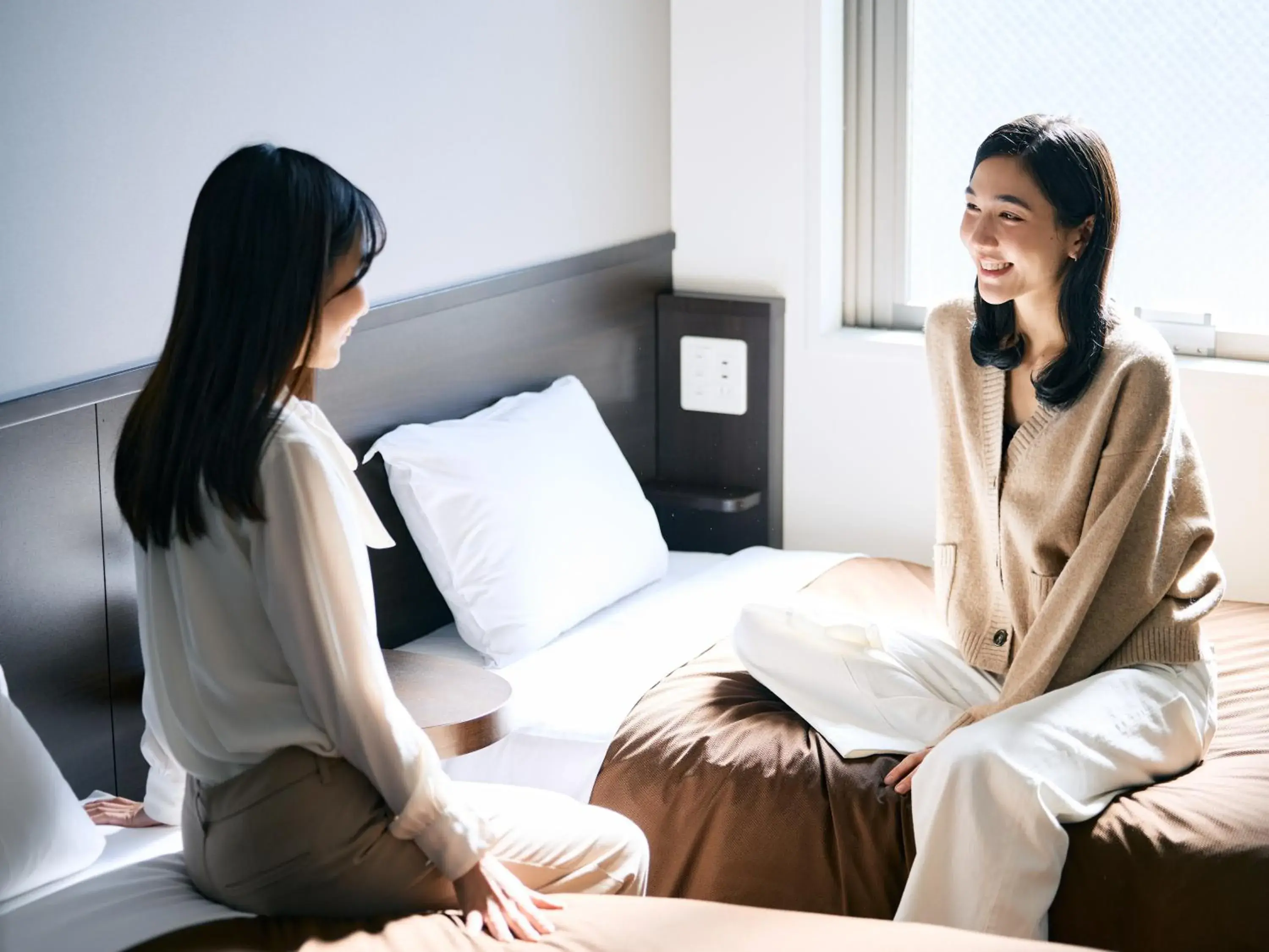 Bed in Urbain Tokyo Ueno Kitasenju Bed in Urbain Tokyo Ueno Kitasenju