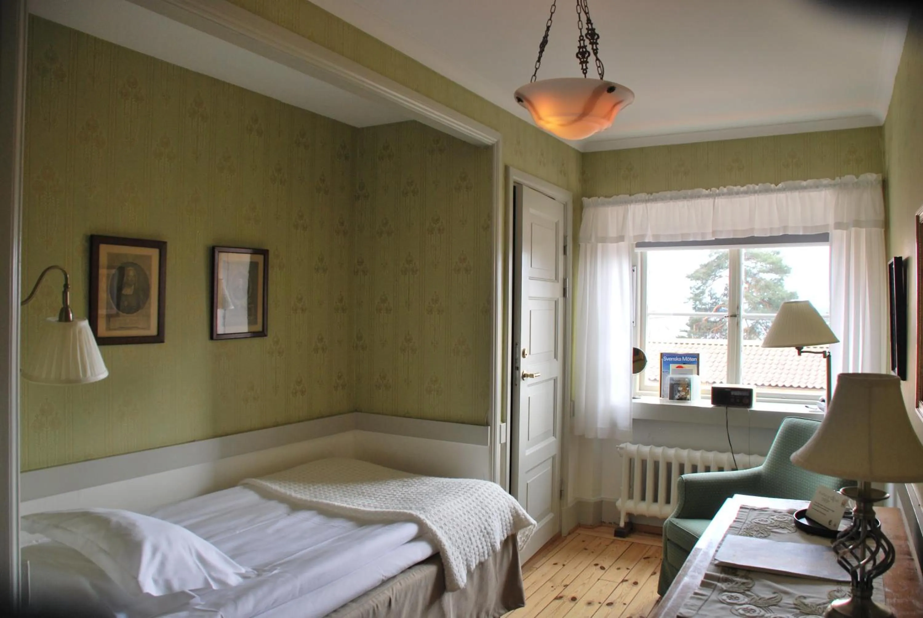 Bed in Sigtunastiftelsen Hotell & Konferens