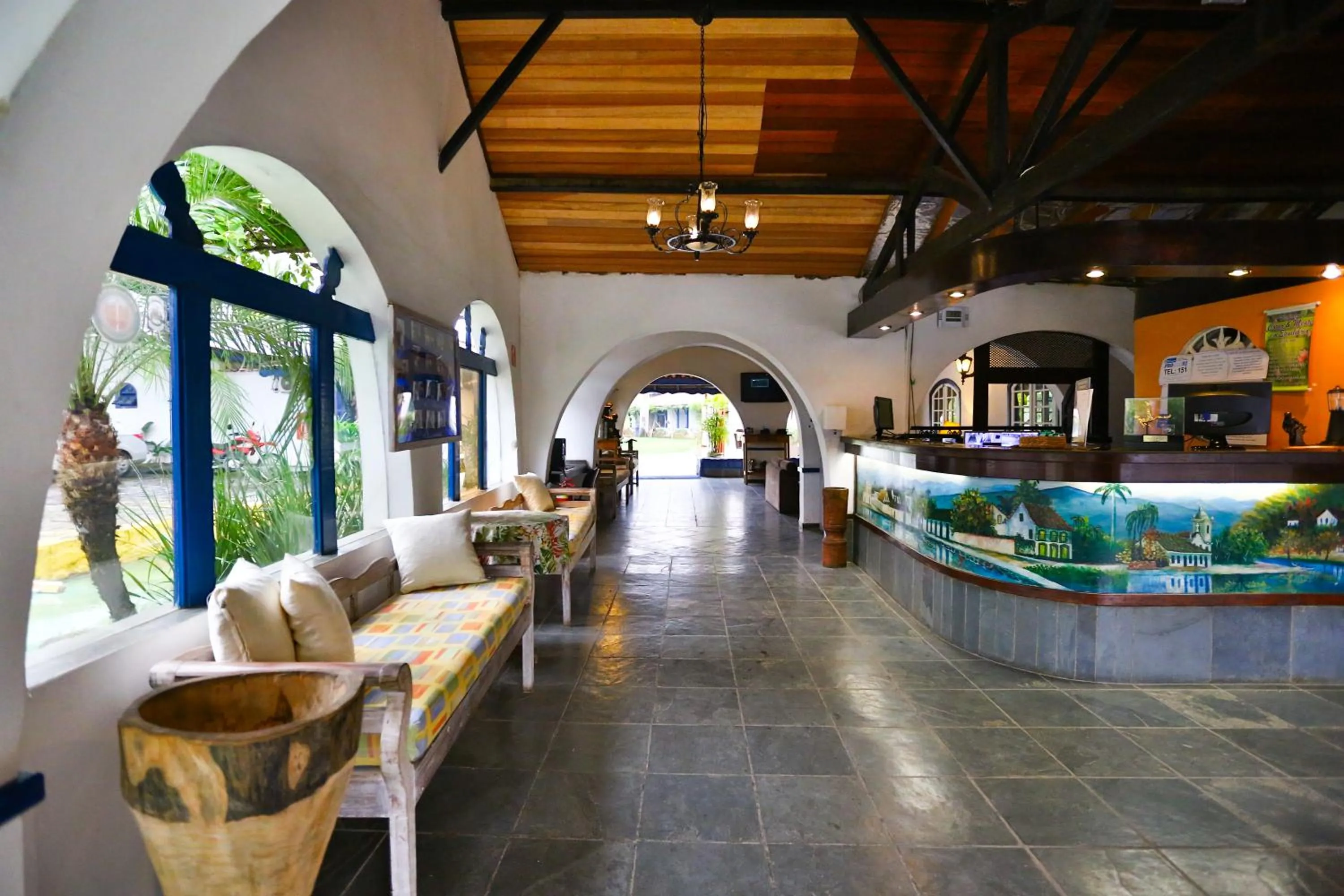 Lobby or reception in Pousada da Condessa