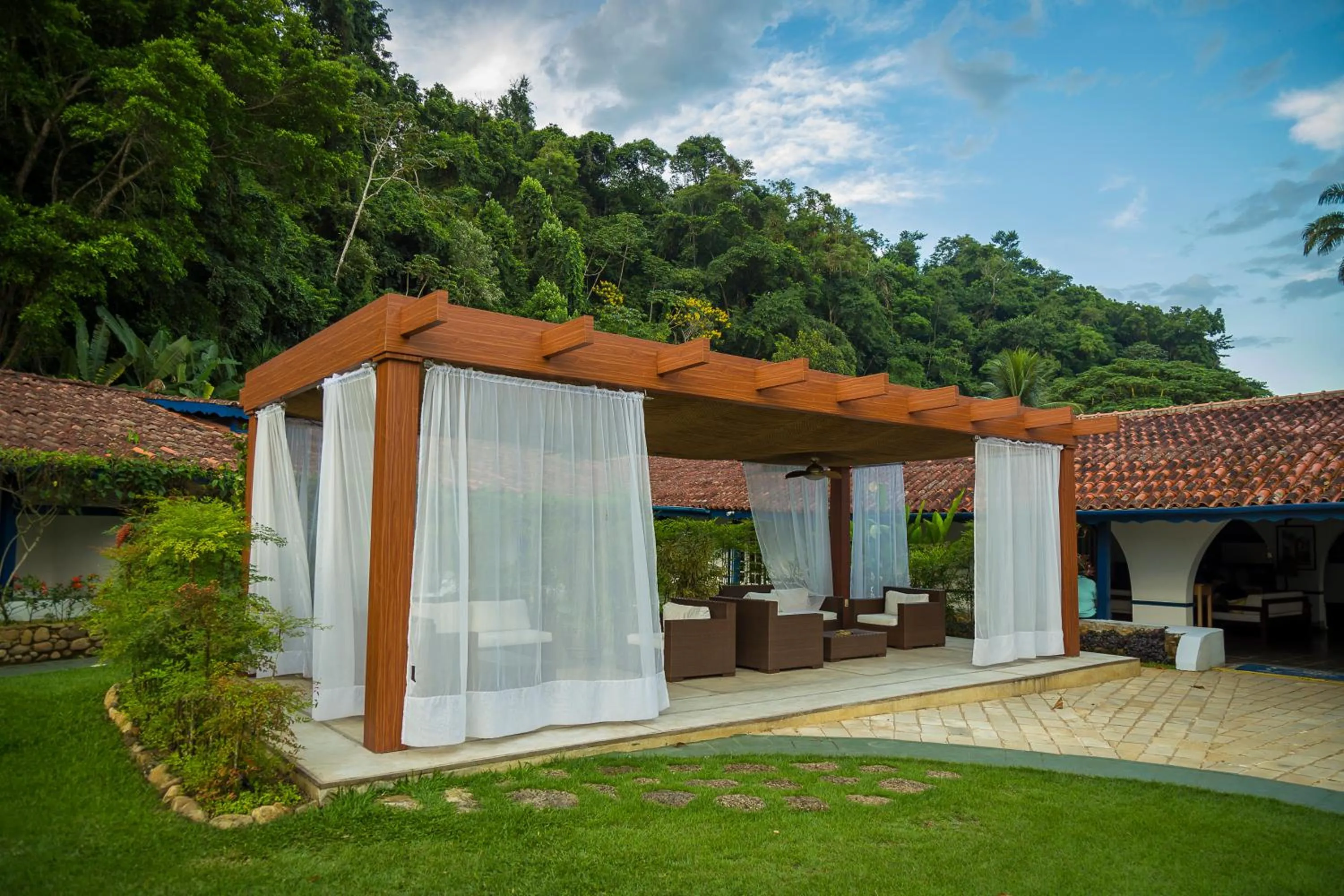 Seating area in Pousada da Condessa