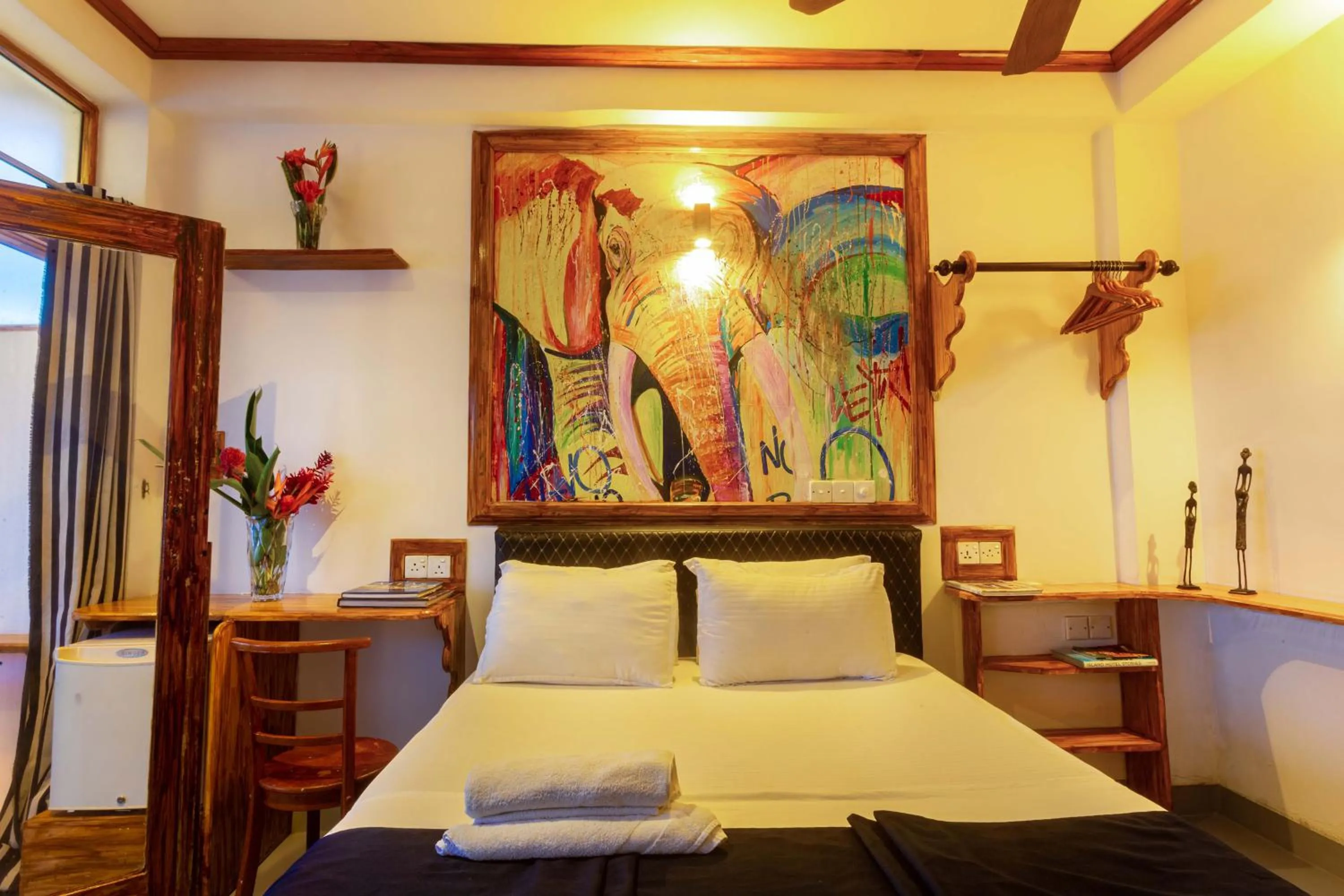 Bed in Villa Surf Beach