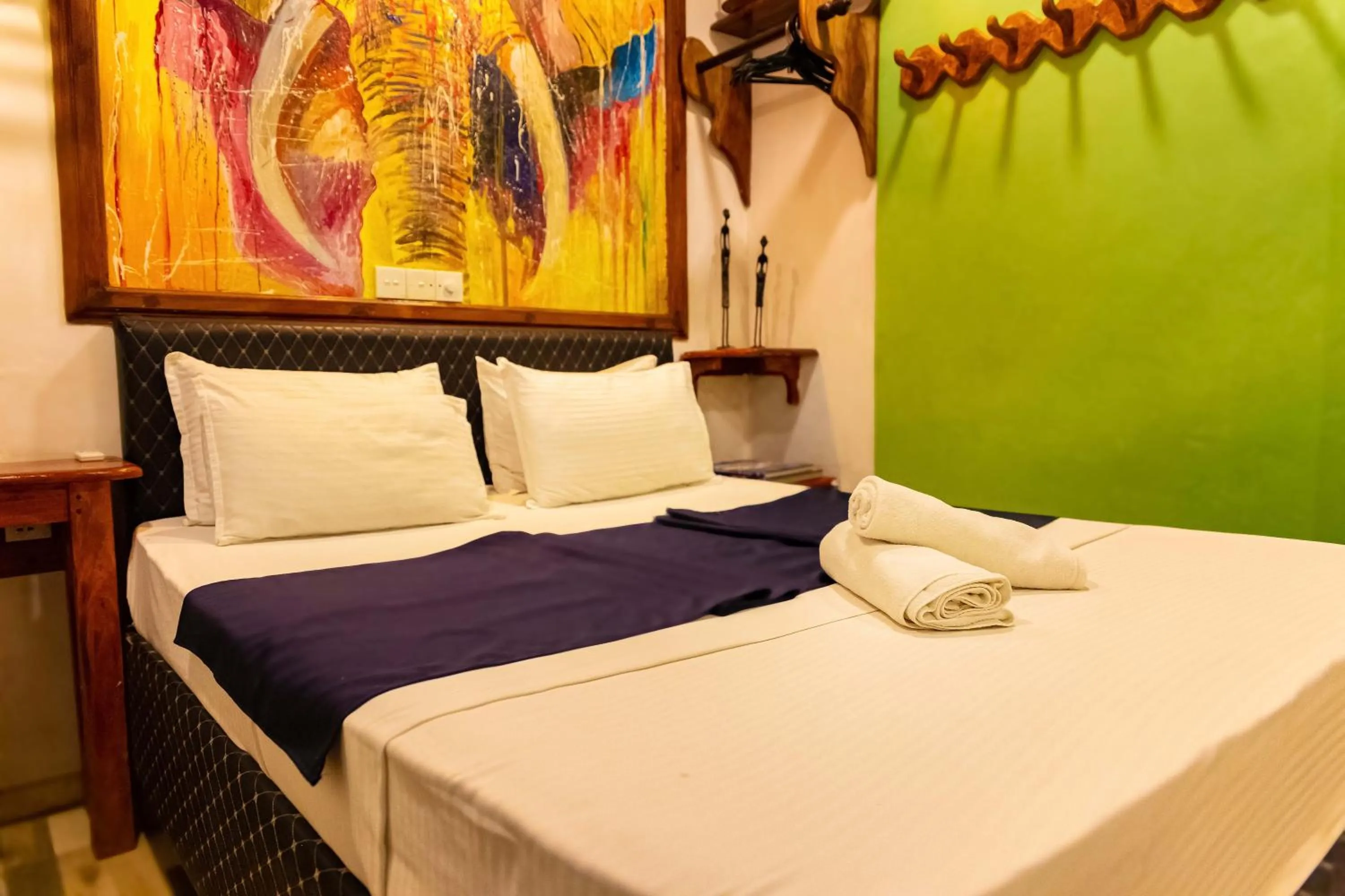 Bed in Villa Surf Beach