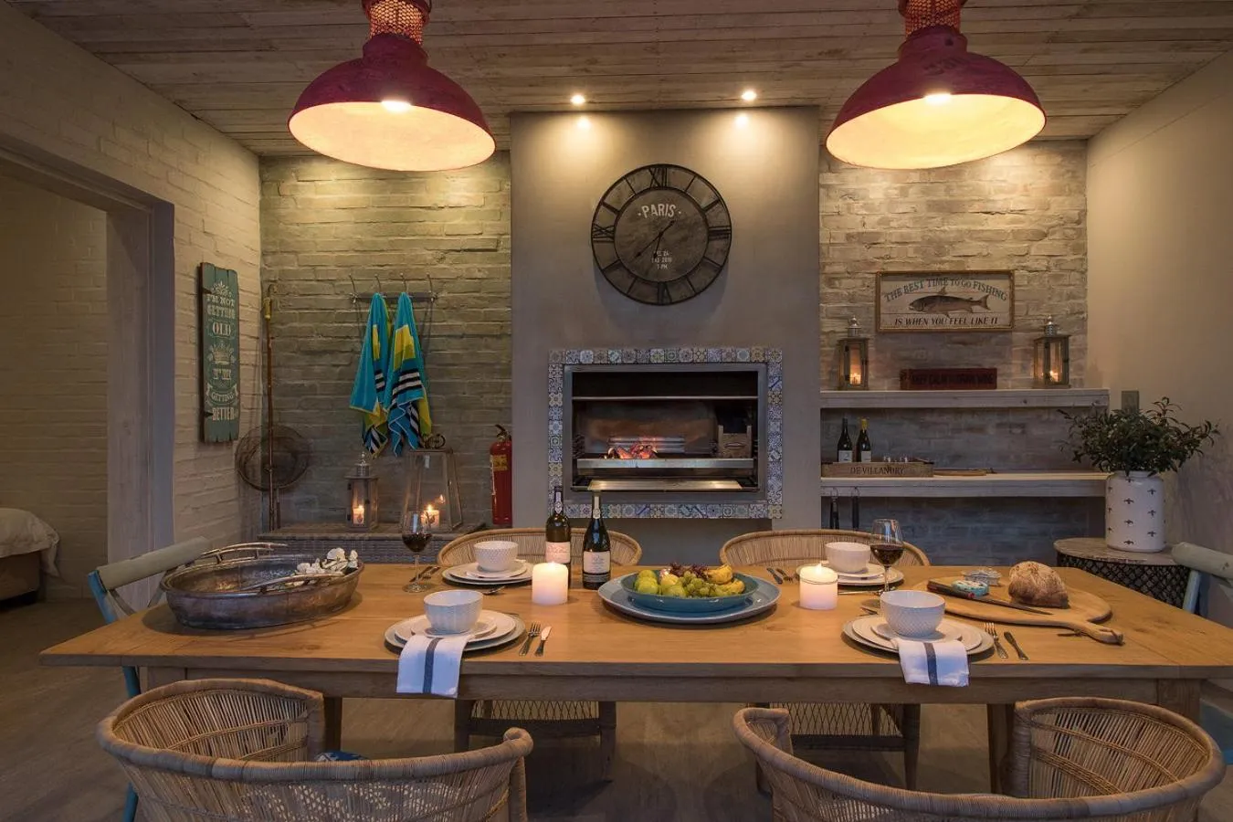 Dining area in The Quarter Deck