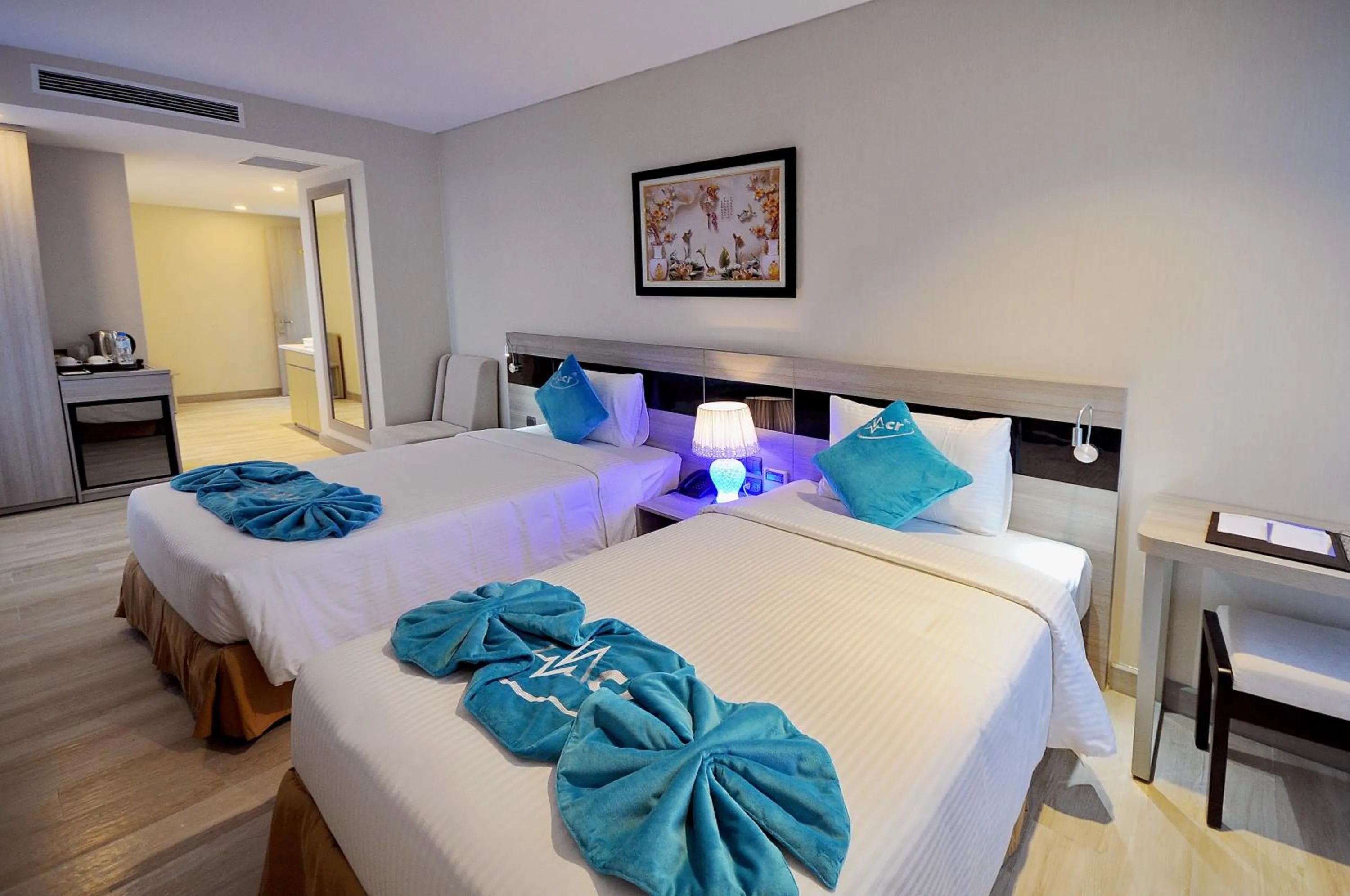 Bed in The MCR Luxury Nha Trang