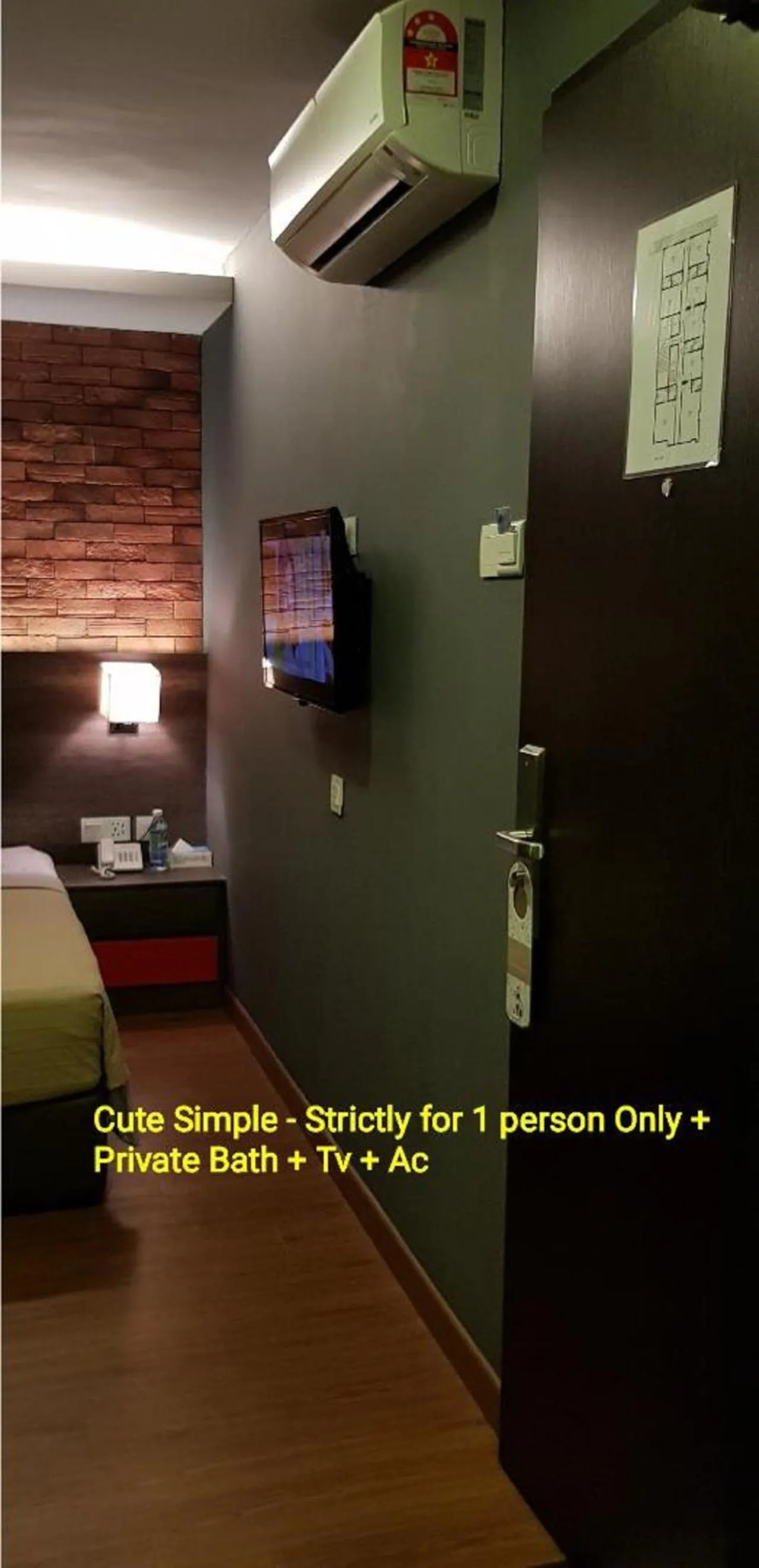 Bathroom, Bed in Cute Hotel & Dorms Ipoh