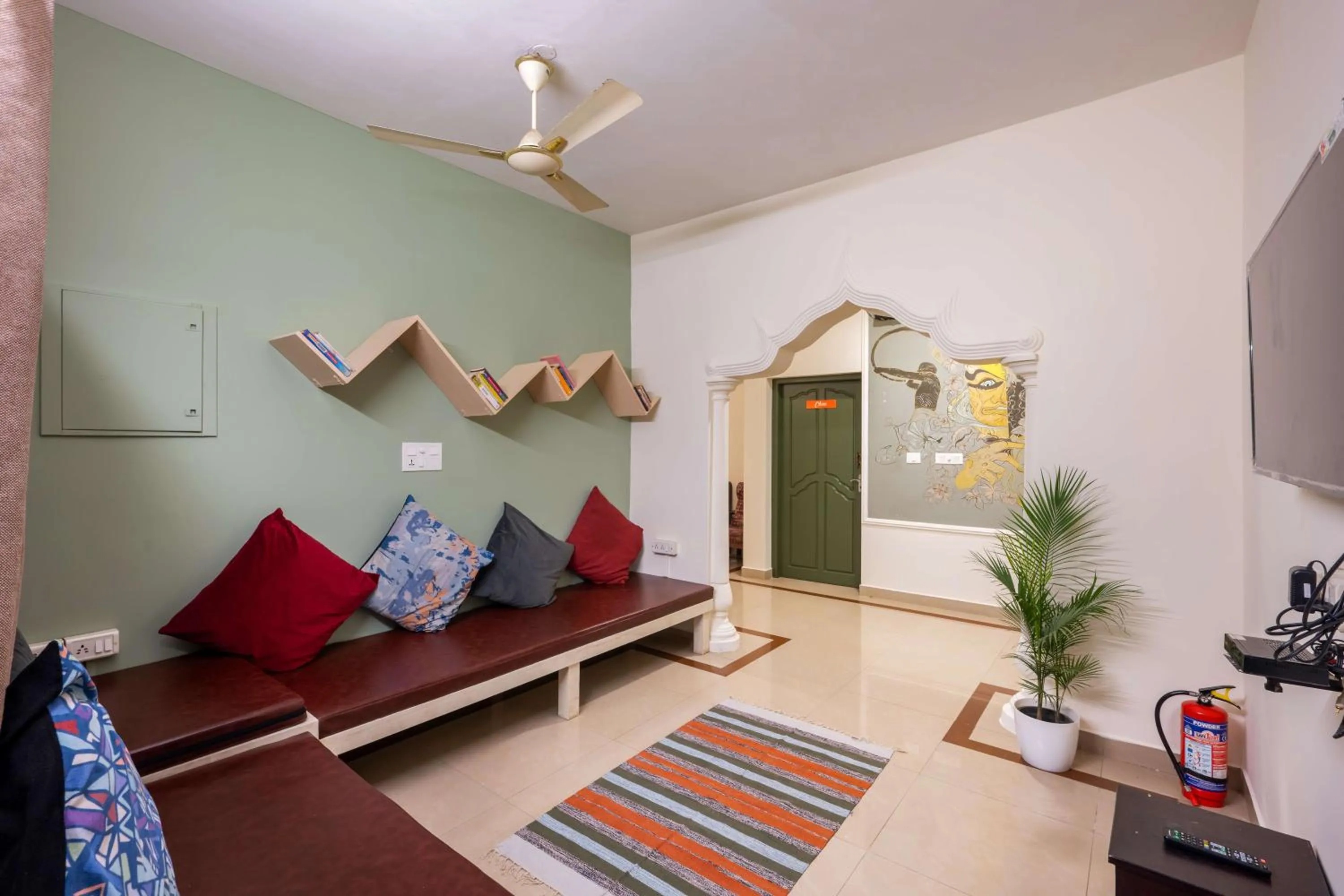 Living room in Zostel Kochi, Fort Kochi