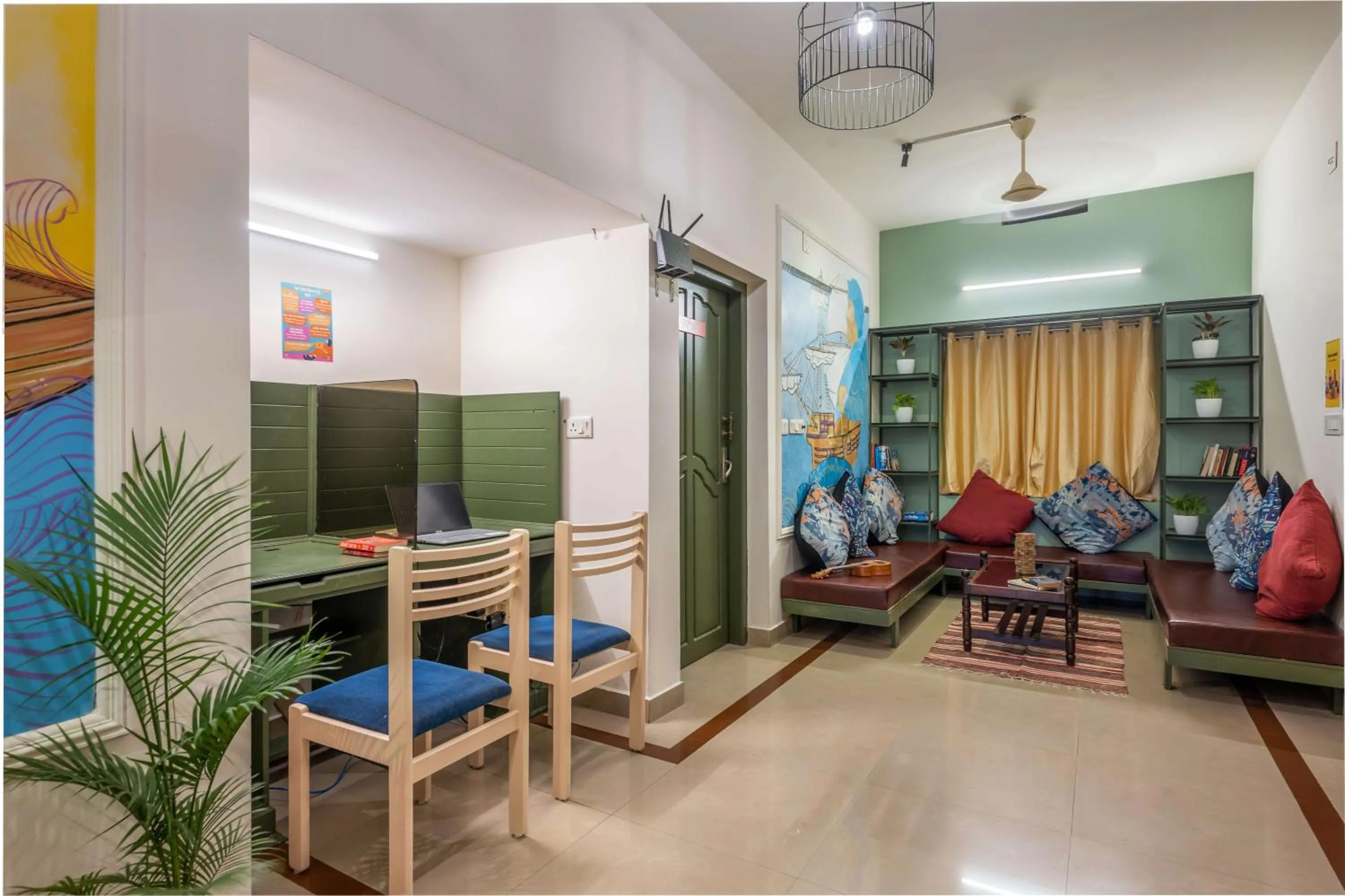 TV and multimedia in Zostel Kochi, Fort Kochi