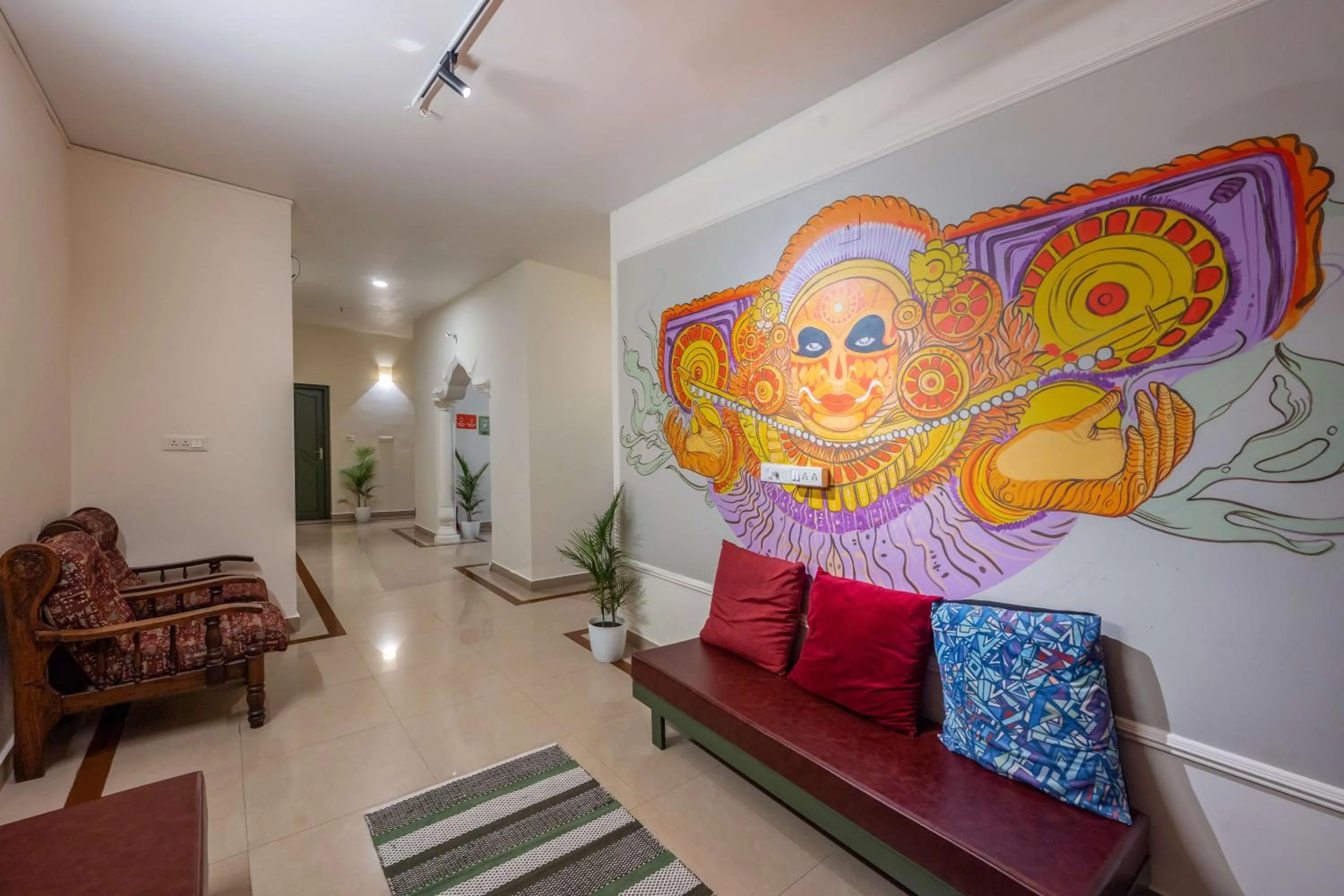 Living room in Zostel Kochi, Fort Kochi