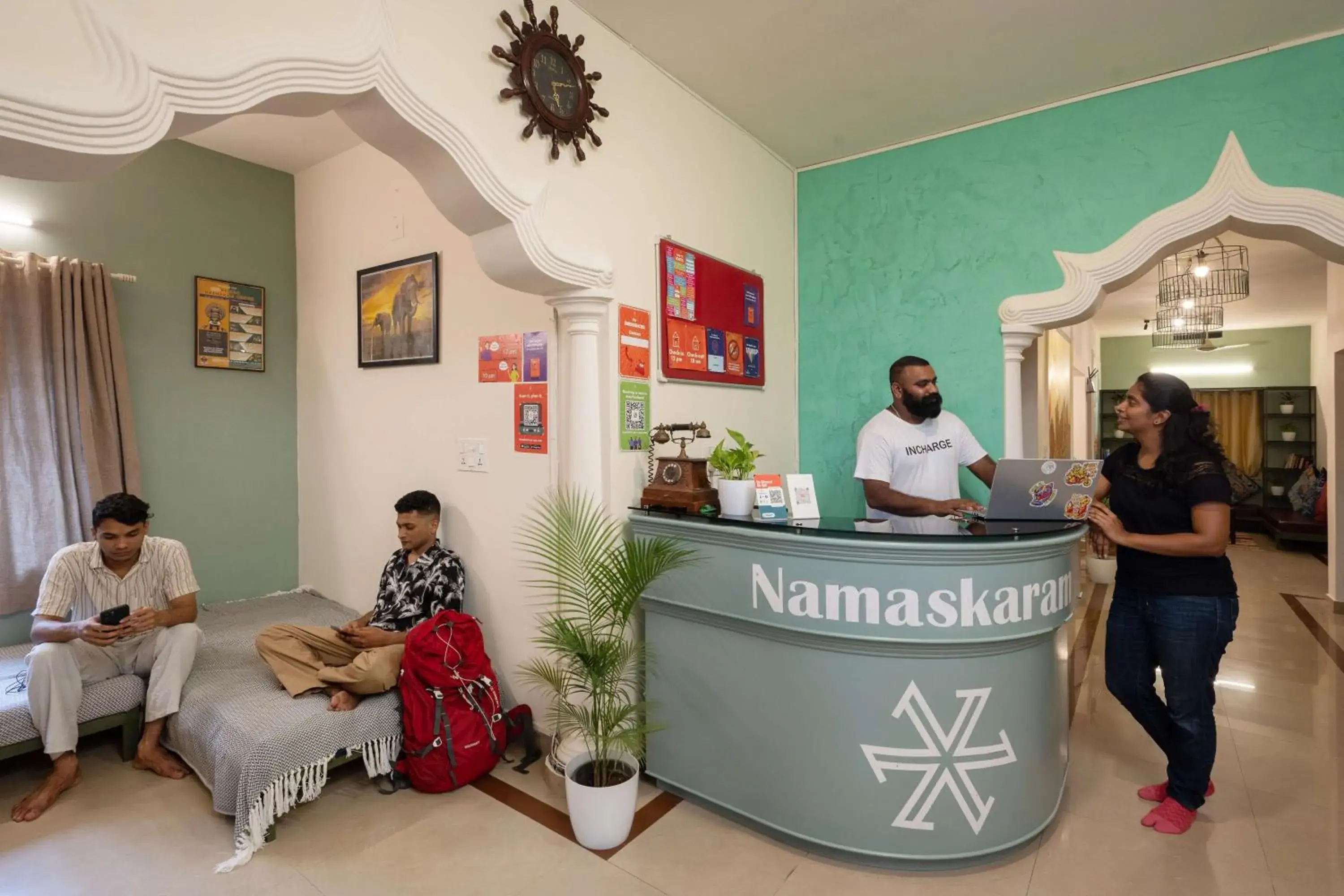 Lobby or reception in Zostel Kochi, Fort Kochi Lobby or reception in Zostel Kochi, Fort Kochi