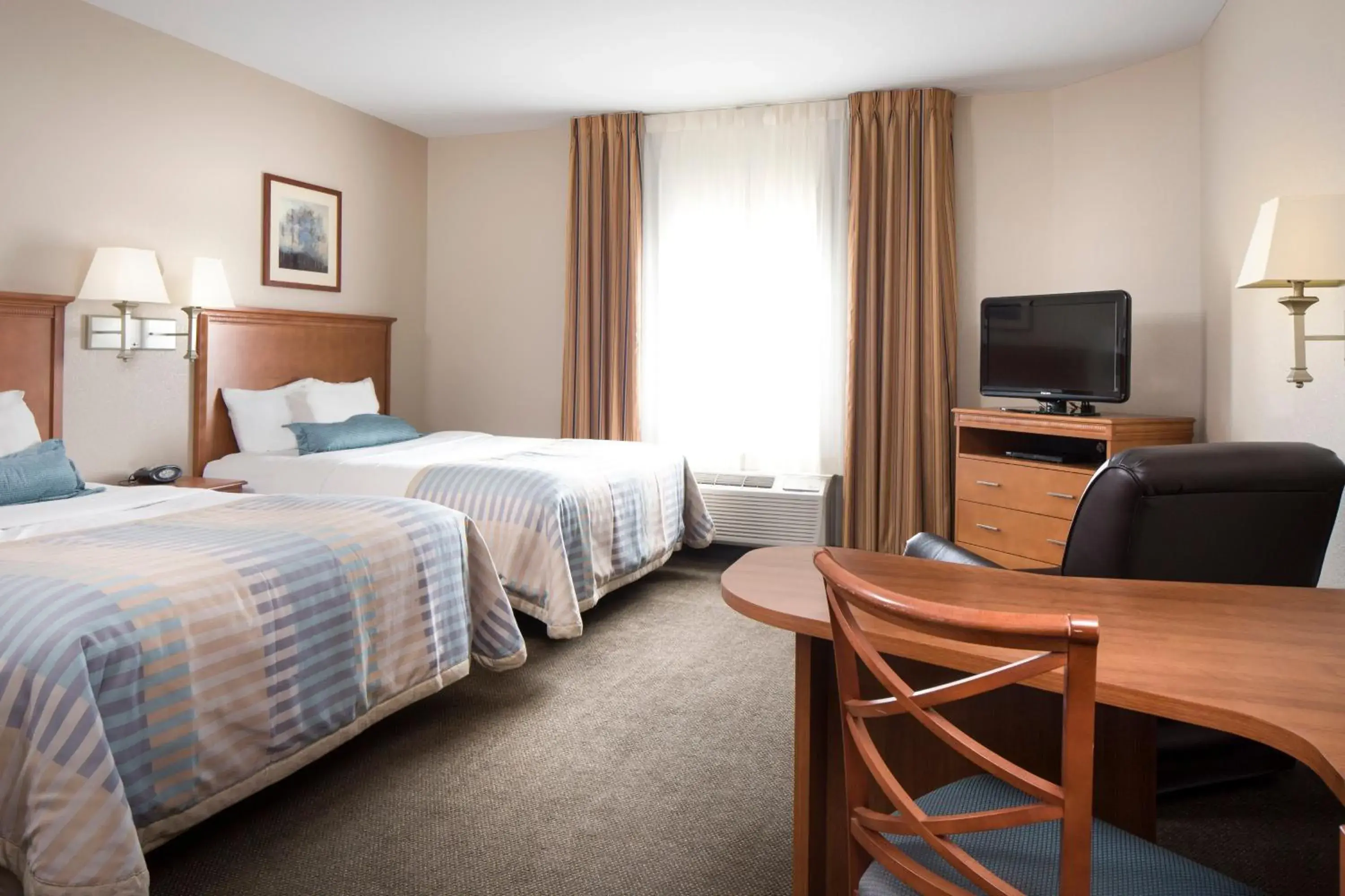 Photo of the whole room, Bed in Candlewood Suites La Crosse by IHG Photo of the whole room, Bed in Candlewood Suites La Crosse by IHG