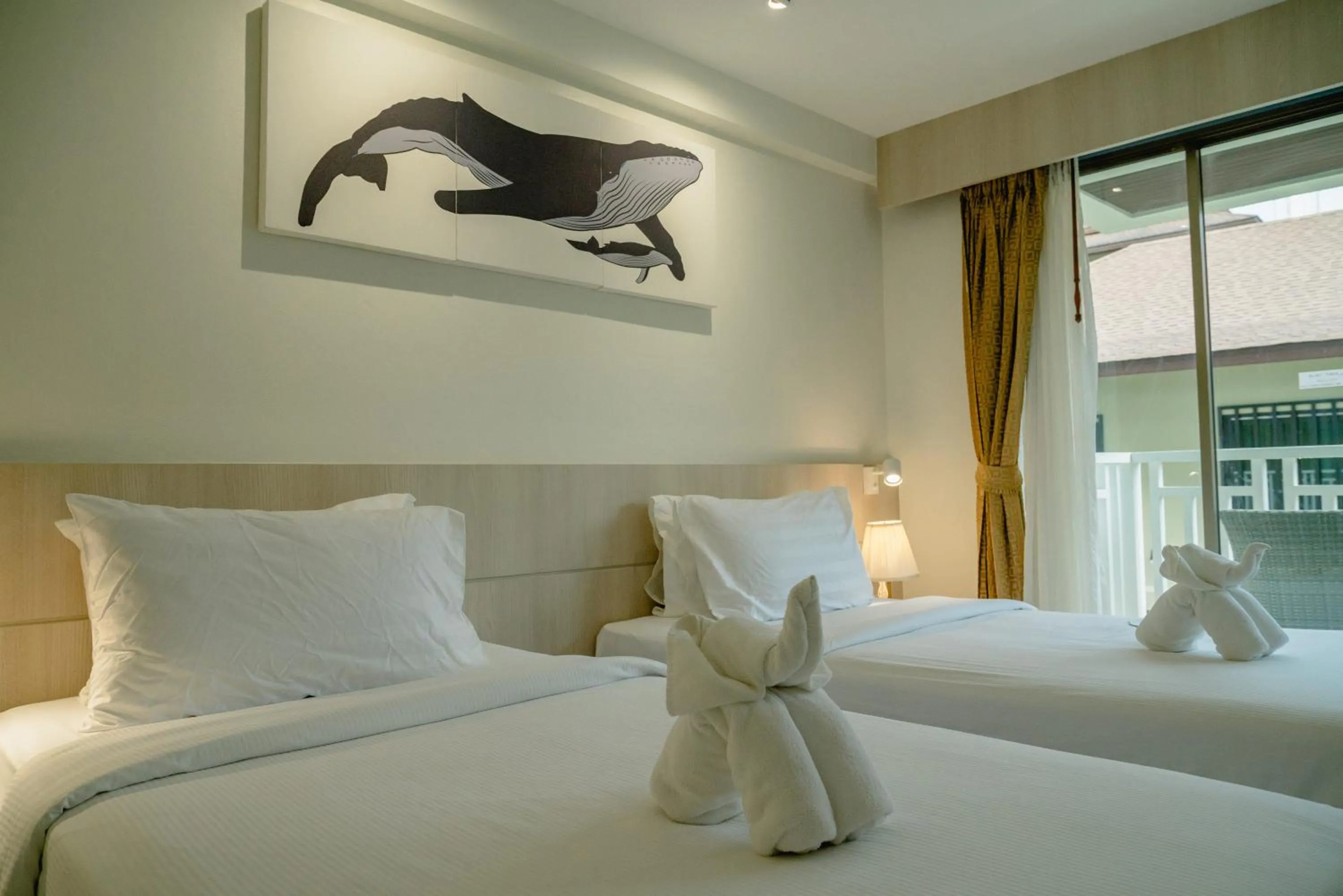 Bed in Blue Tara Hotel Krabi Ao Nang